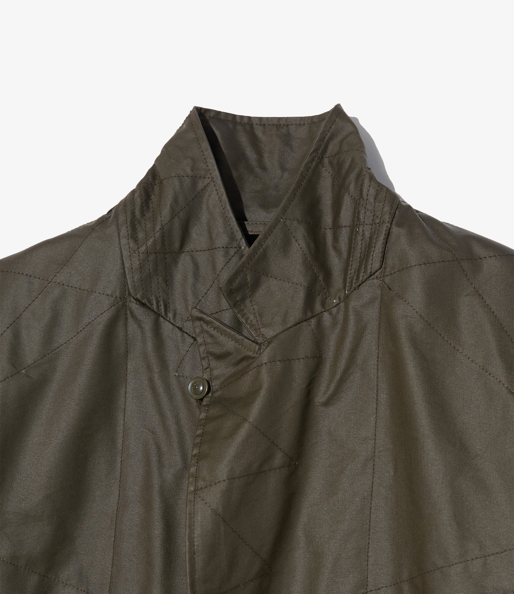 Bedford Jacket - Olive Nyco Coated Cloth