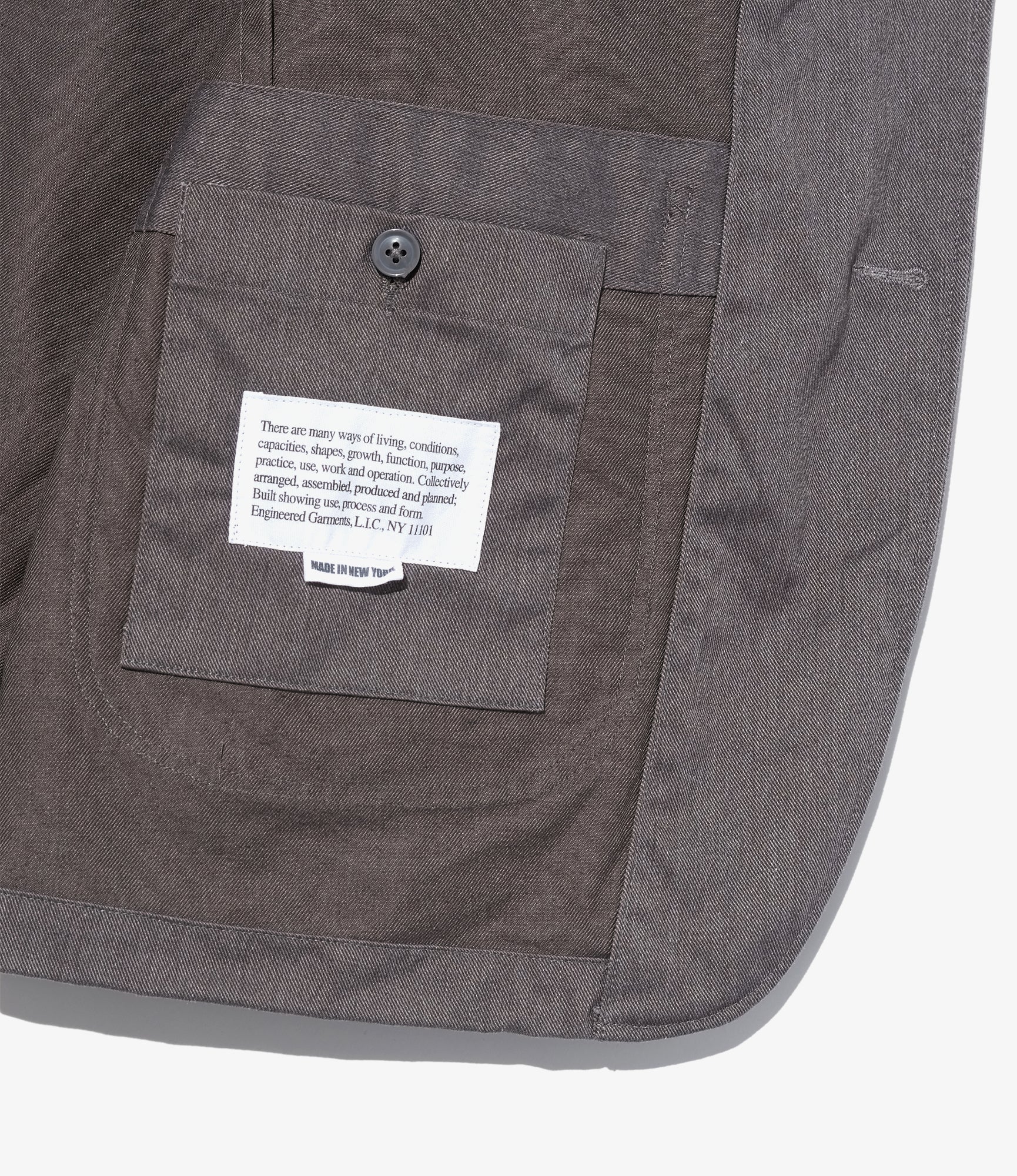 Bedford Jacket - Grey PC Tanker Twill