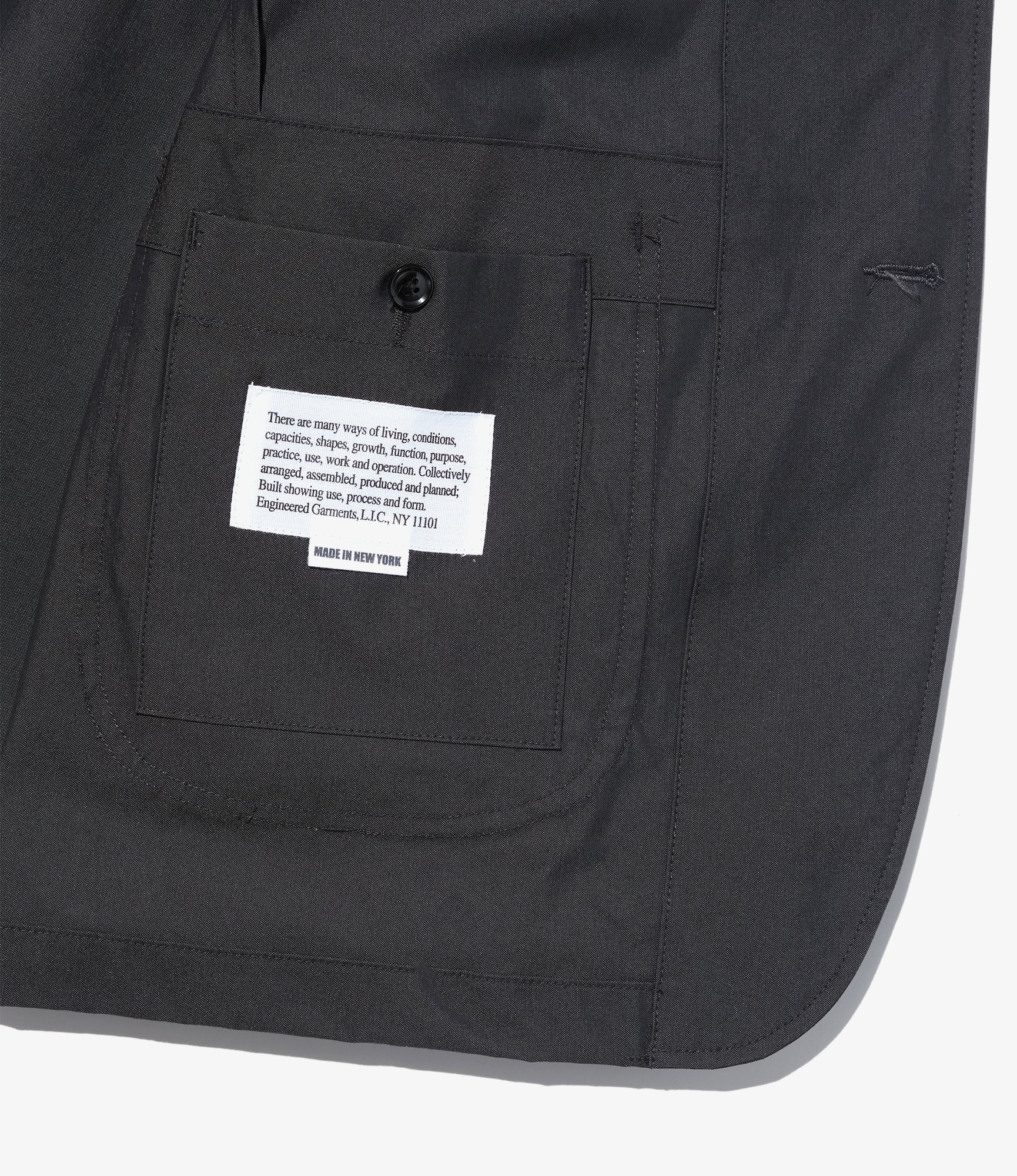 Bedford Jacket - Charcoal CP Weather Poplin