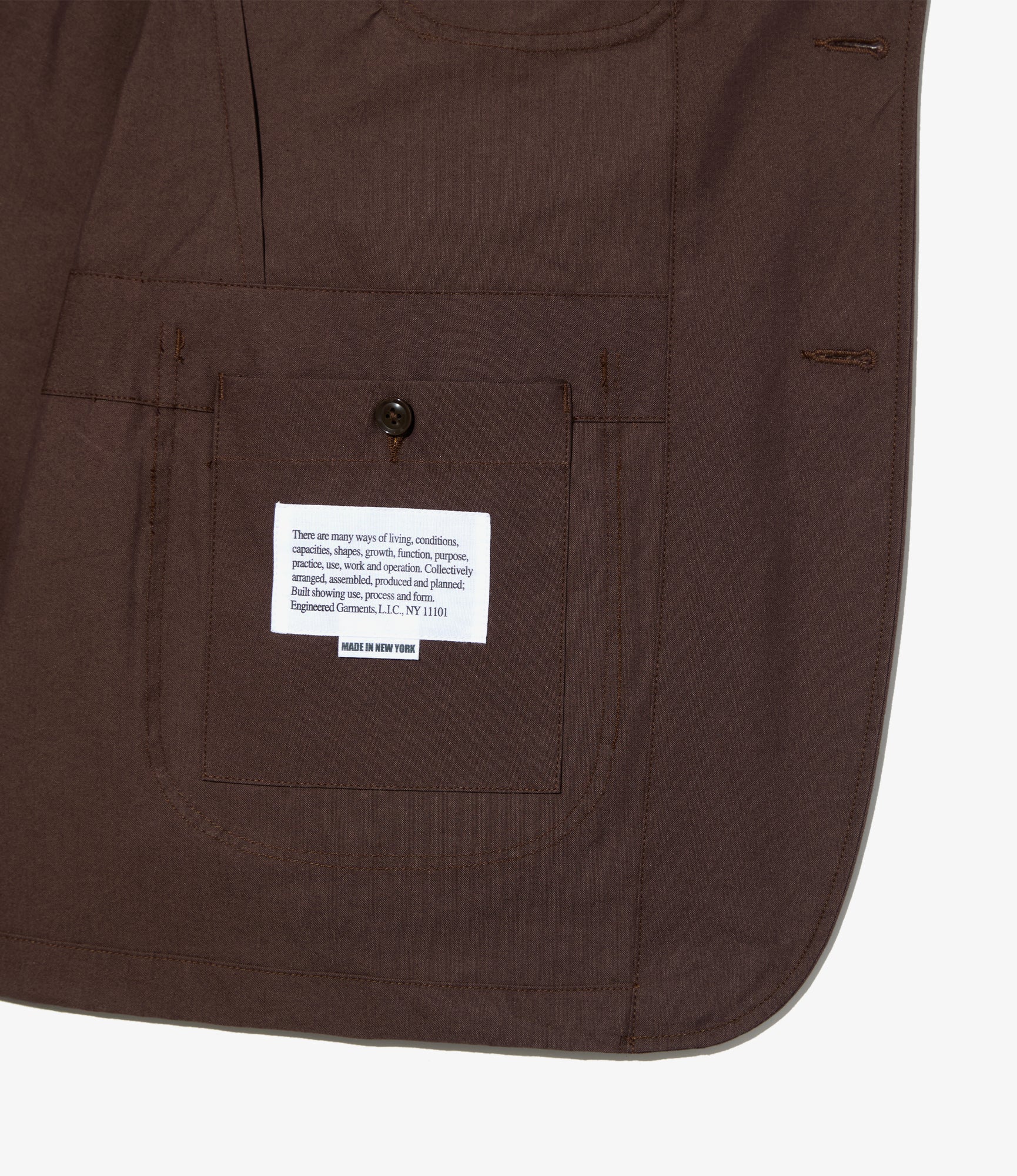 Bedford Jacket - Brown CP Weather Poplin