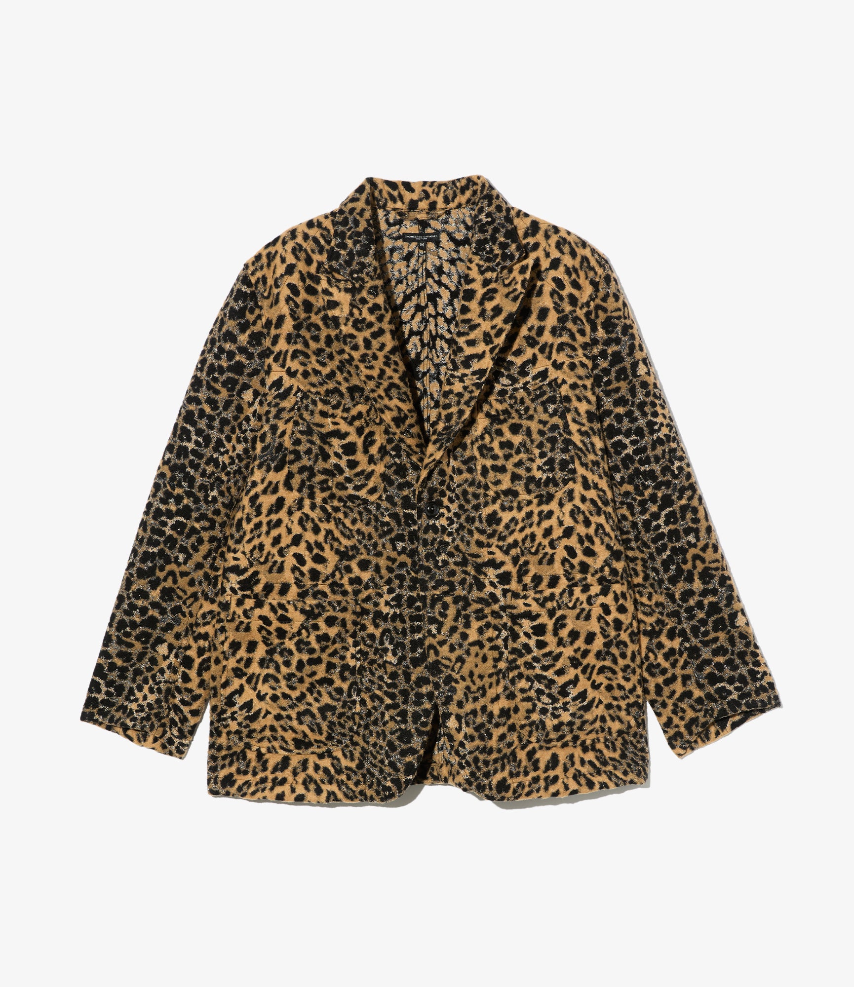 Bedford Jacket - Brown Wool Poly Leopard Jq.