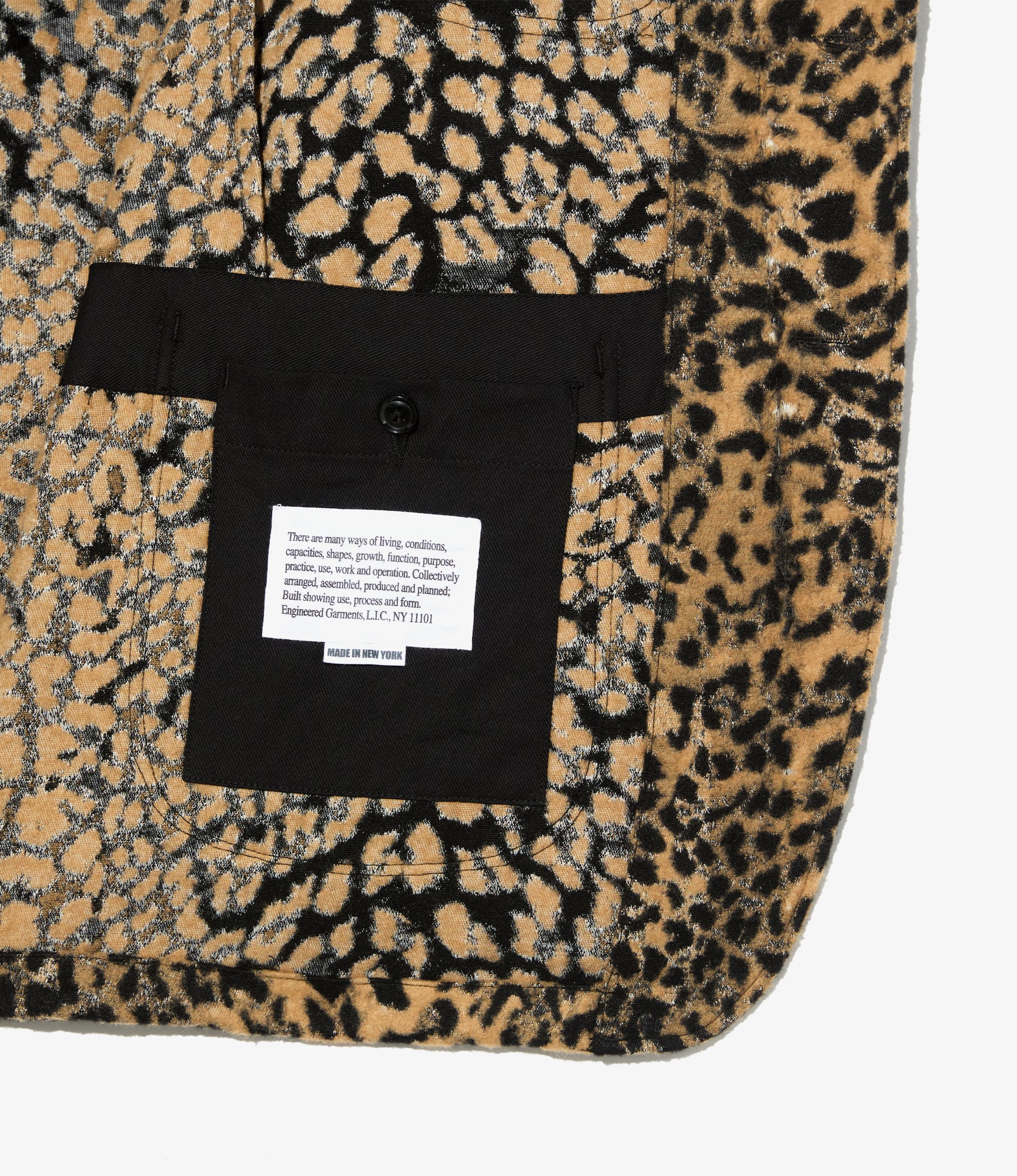 Bedford Jacket - Brown Wool Poly Leopard Jq.