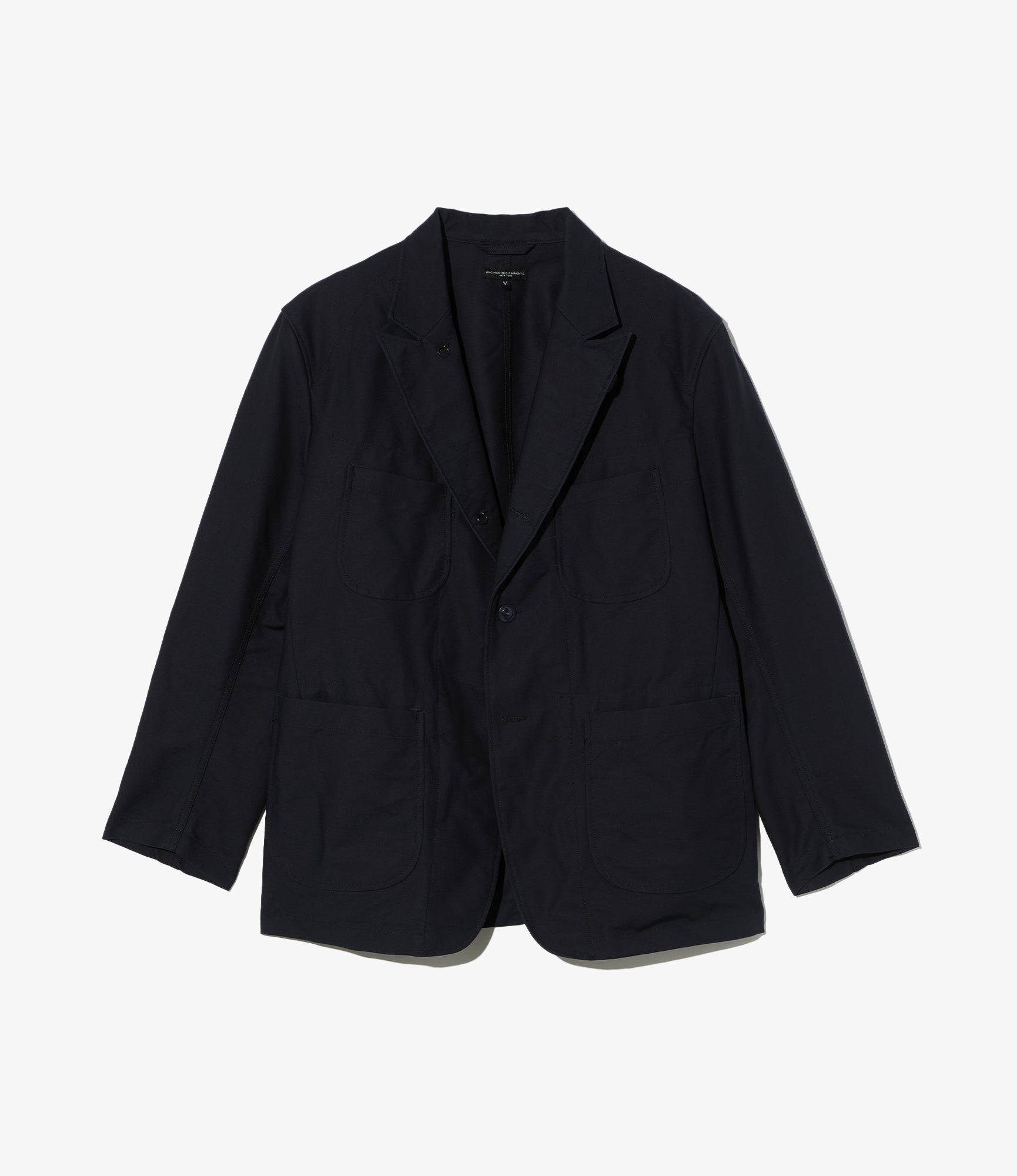Bedford Jacket - Navy Cotton Double Cloth