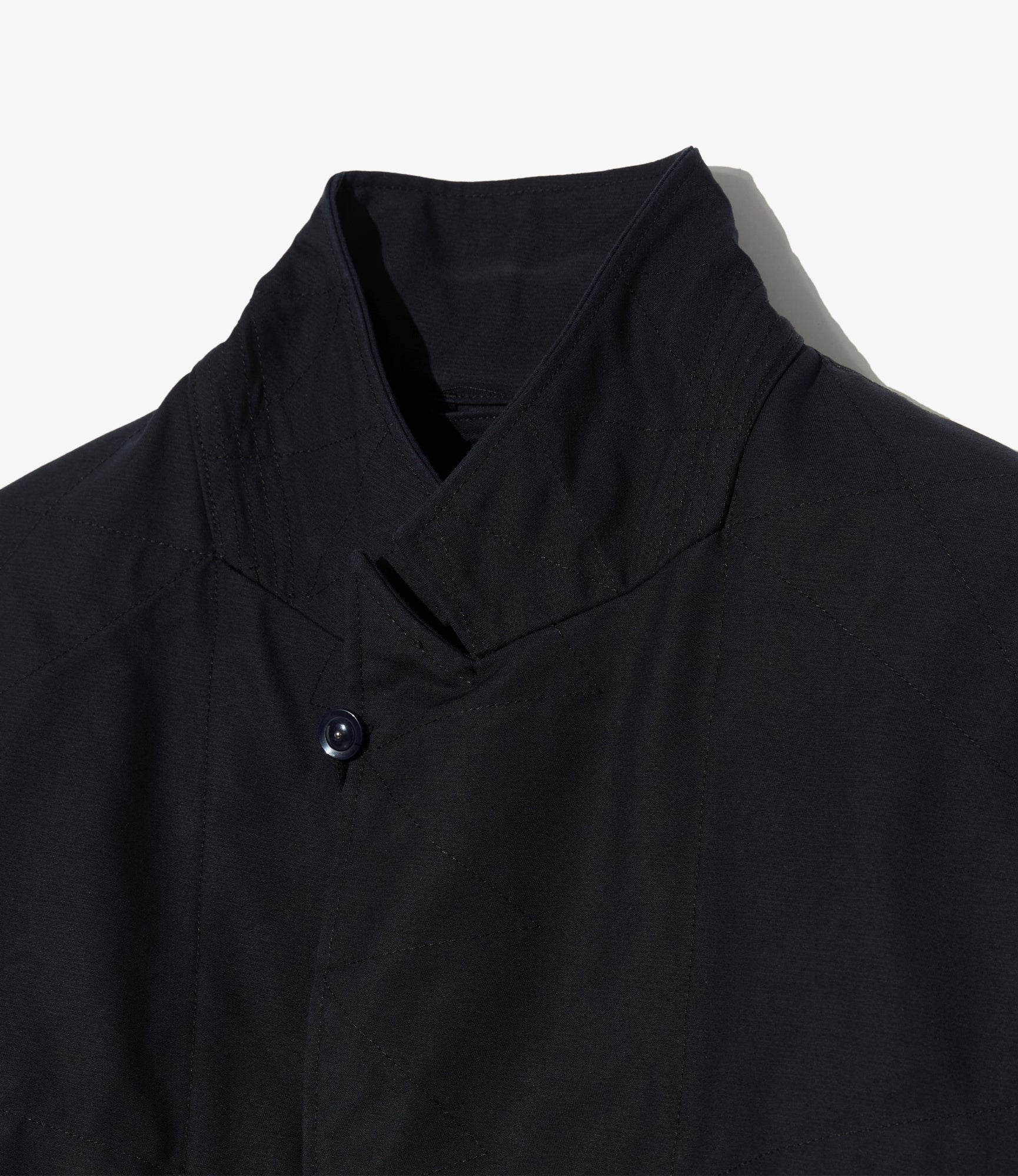 Bedford Jacket - Navy Cotton Double Cloth