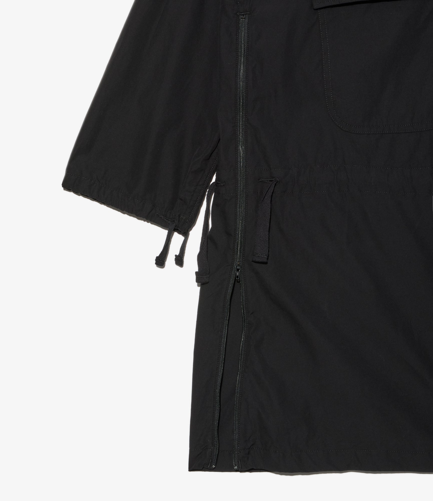 Binocular Dress - Black 100's 2Ply Cotton Broadcloth