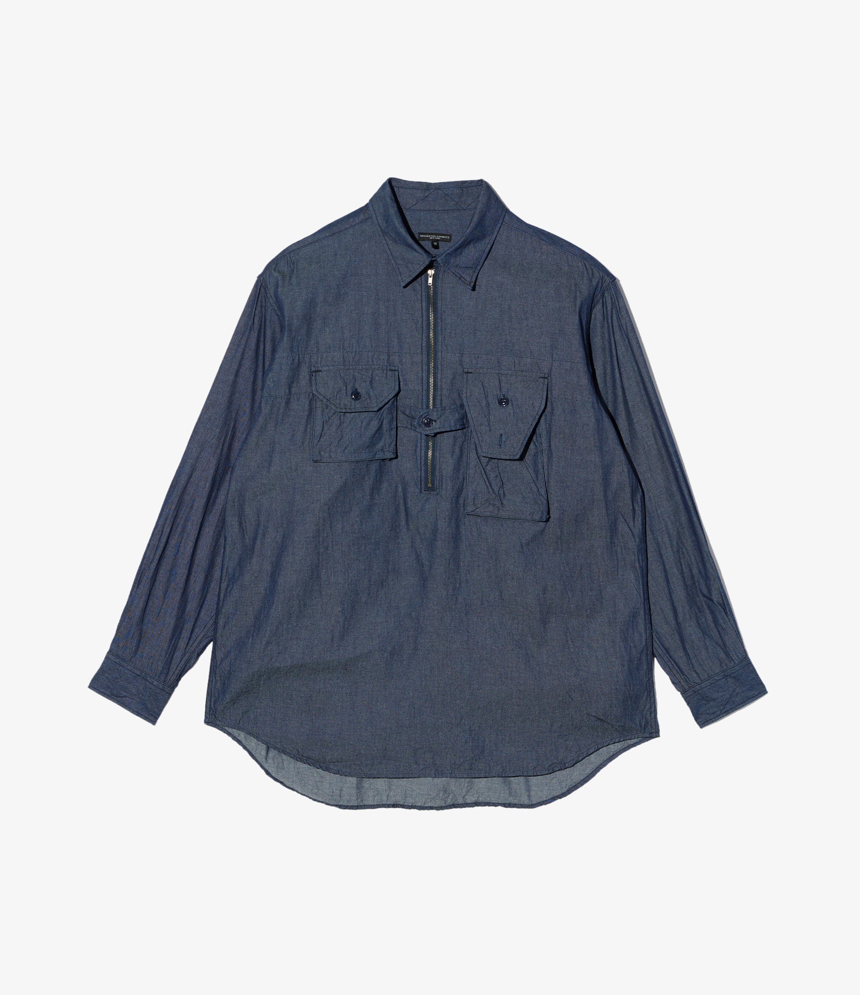Binocular Shirt - Indigo Cotton Denim Shirting