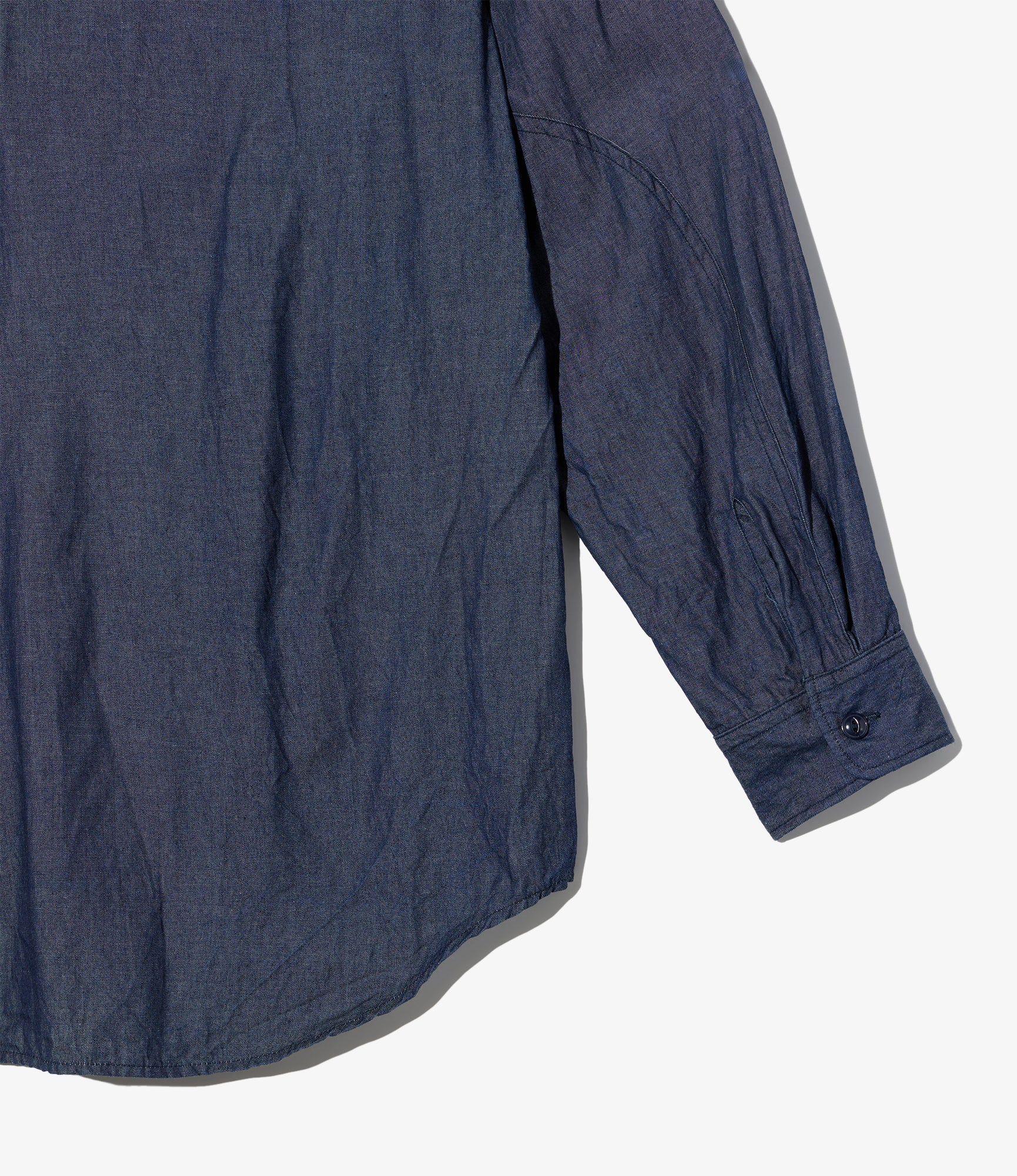 Binocular Shirt - Indigo Cotton Denim Shirting