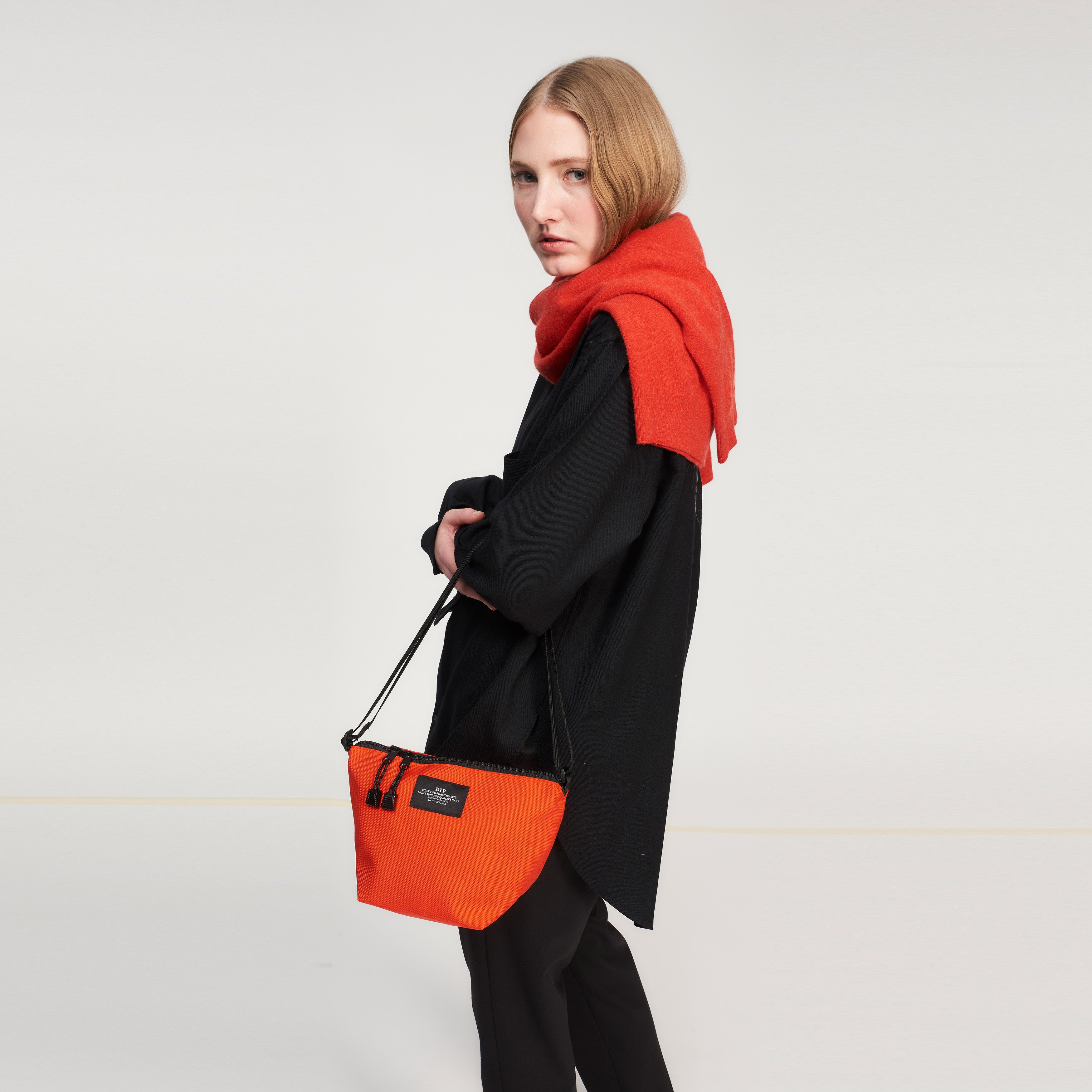 Micro Tote - Canvas Nylon - Reddish Orange