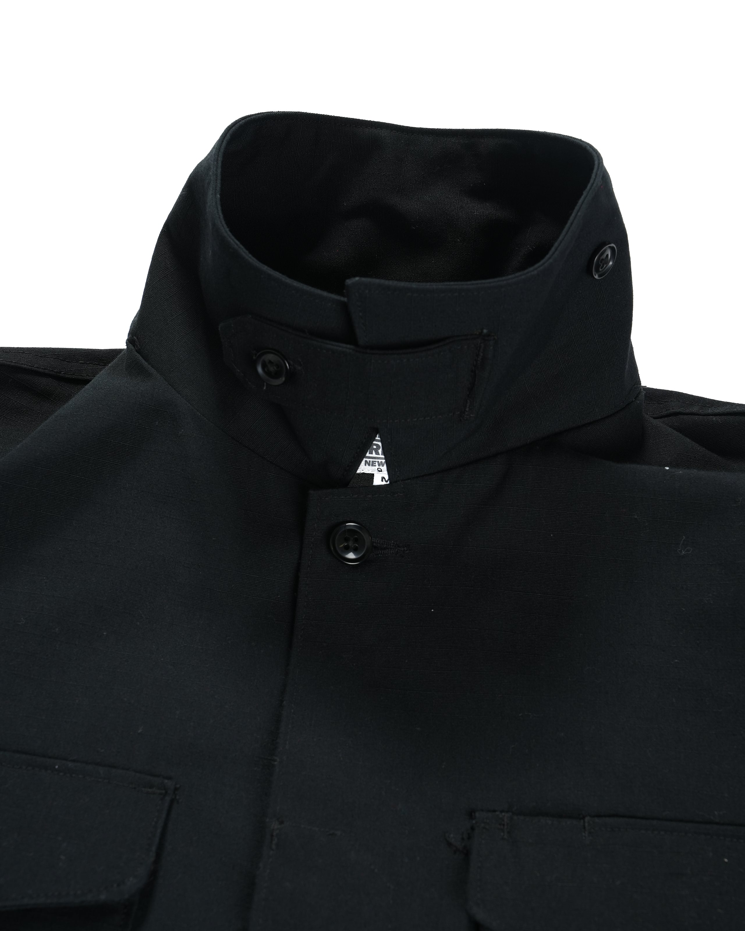 MC Shirt Jacket - Black Heavyweight Cotton Ripstop
