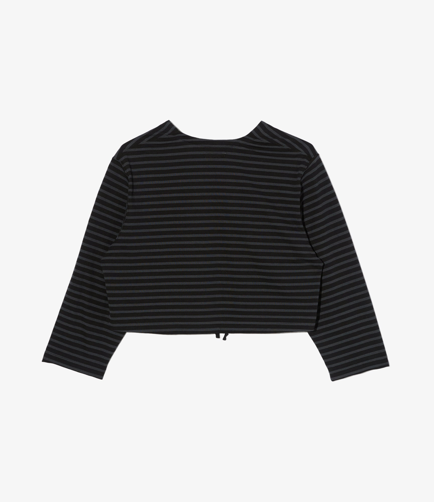Women's Bolero - Charcoal/Black PC Stripe Jersey