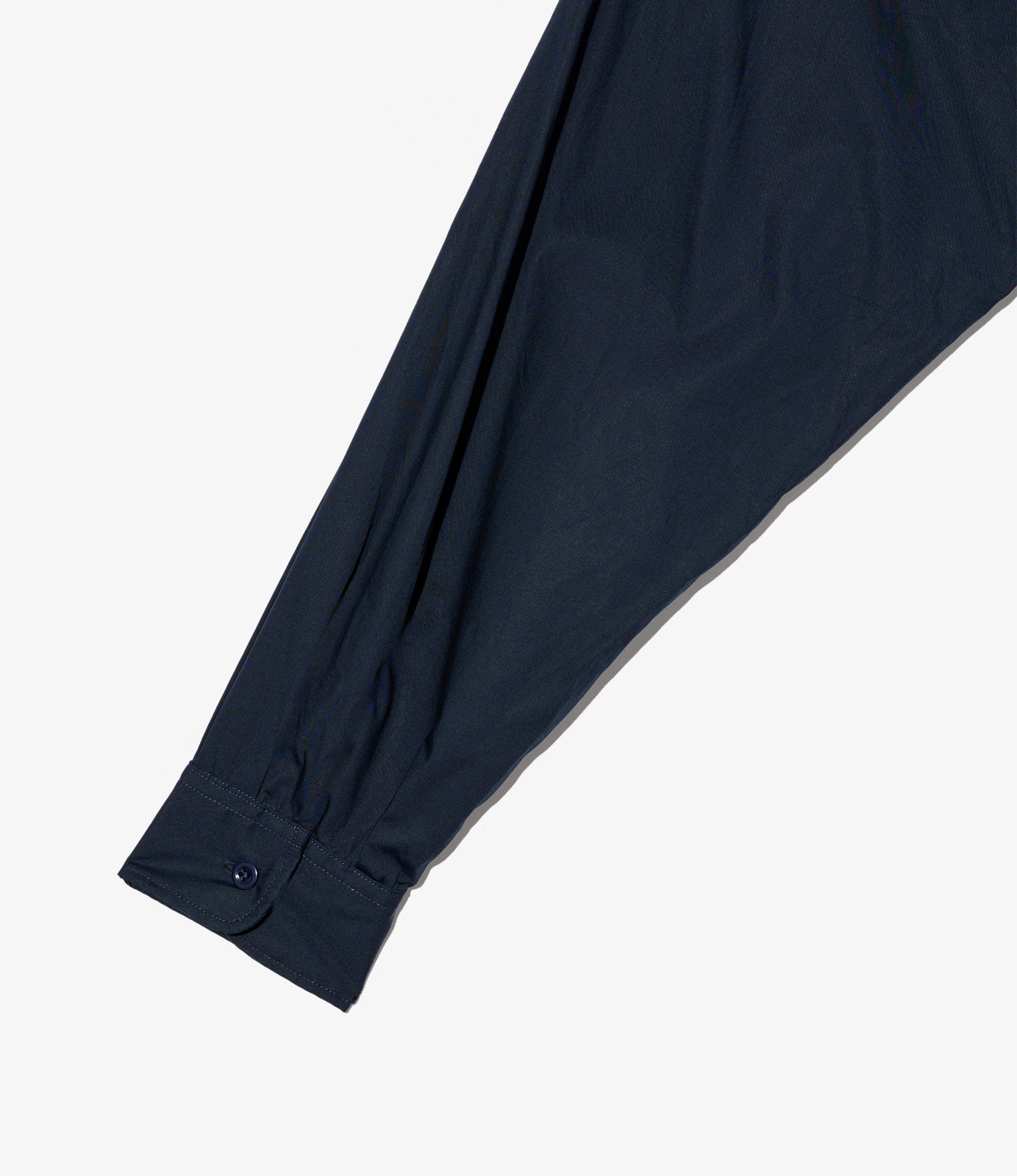 Bowling Shirt - Dk.Navy Cotton Broadcloth