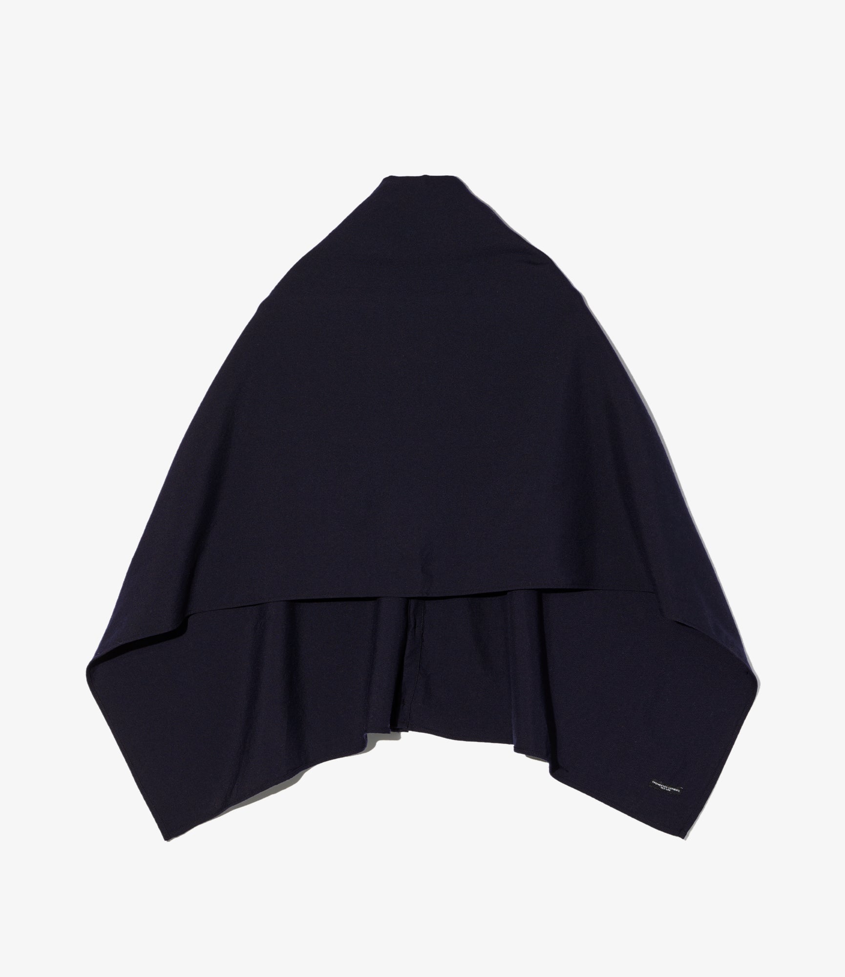 Button Shawl - Dk. Navy Wool Uniform Serge