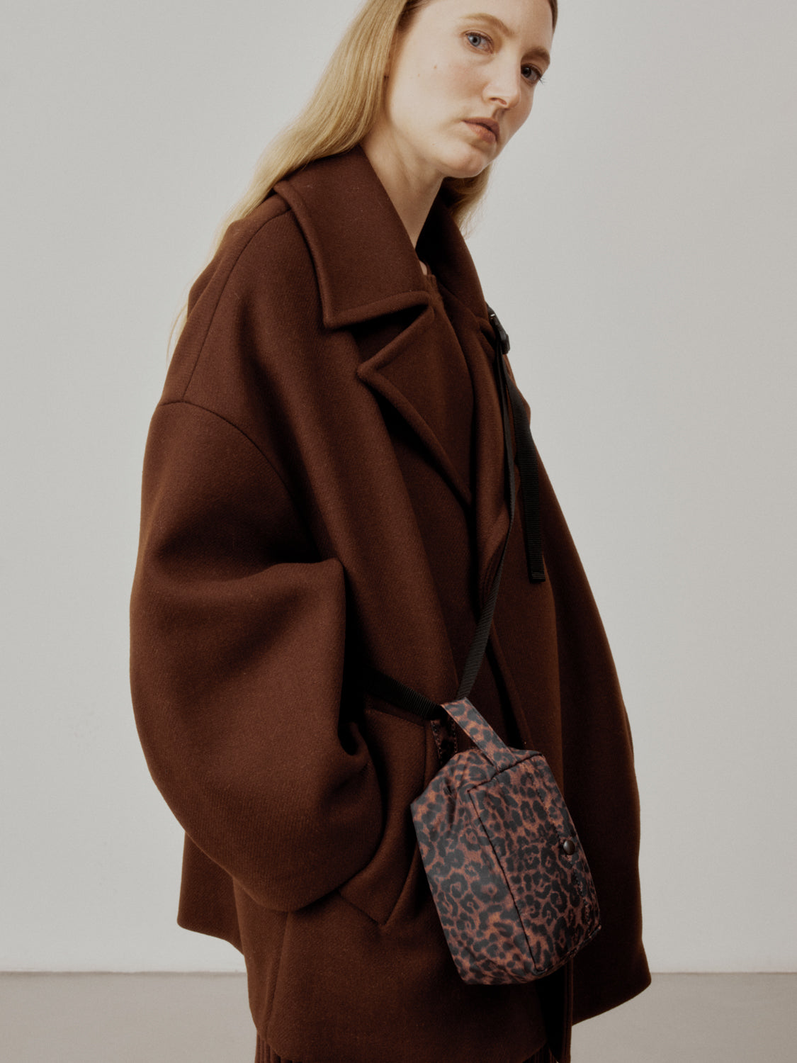 Belt Pouch Mini - Leopard Puffer