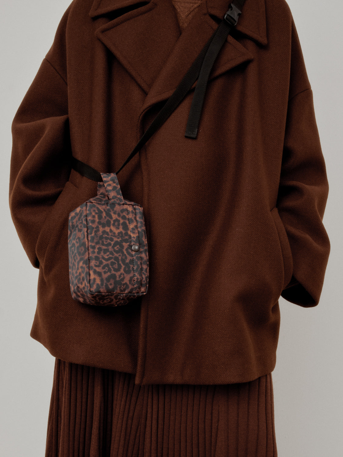 Belt Pouch Mini - Leopard Puffer