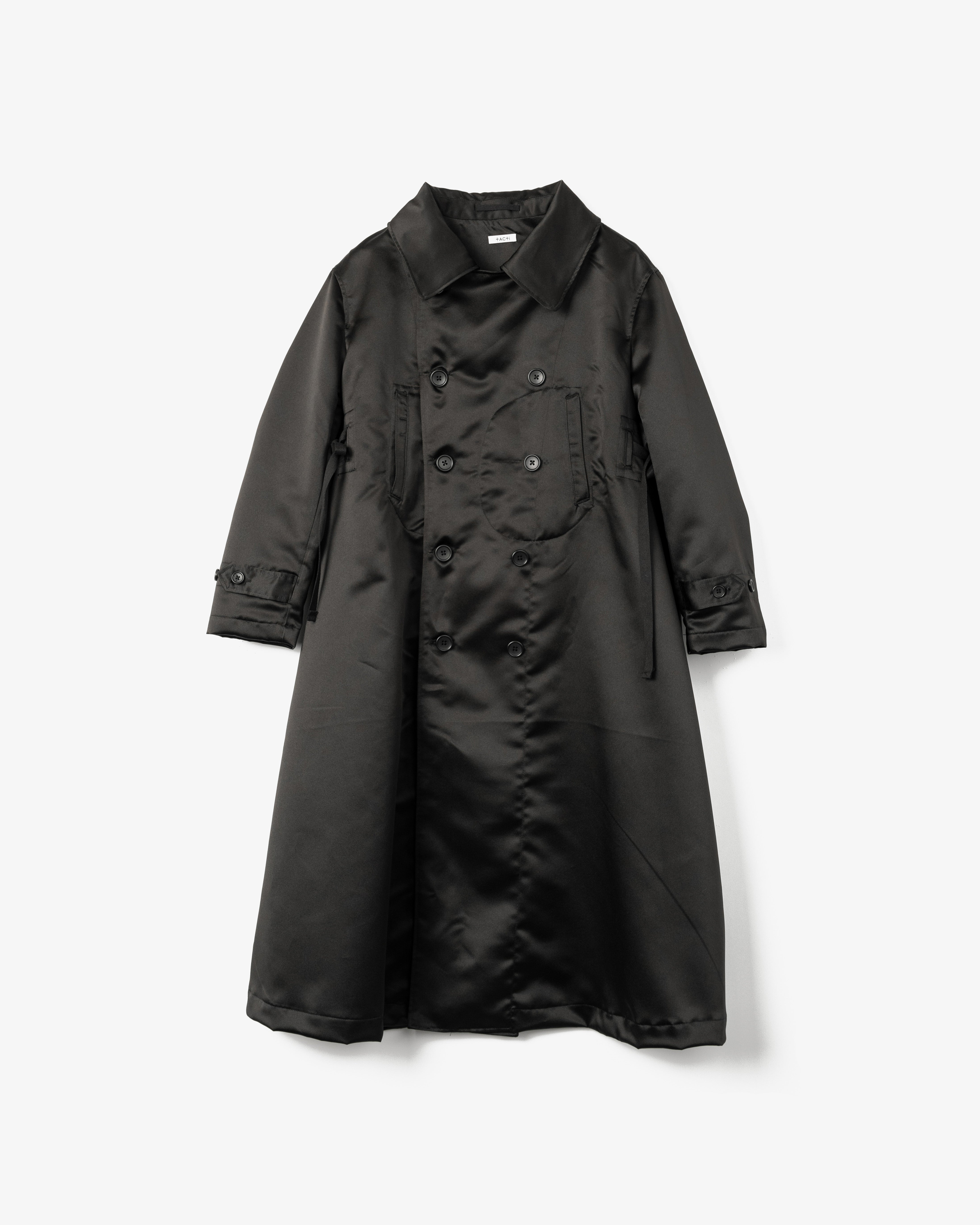 Women's Pea Dress - Black Mystique Satin