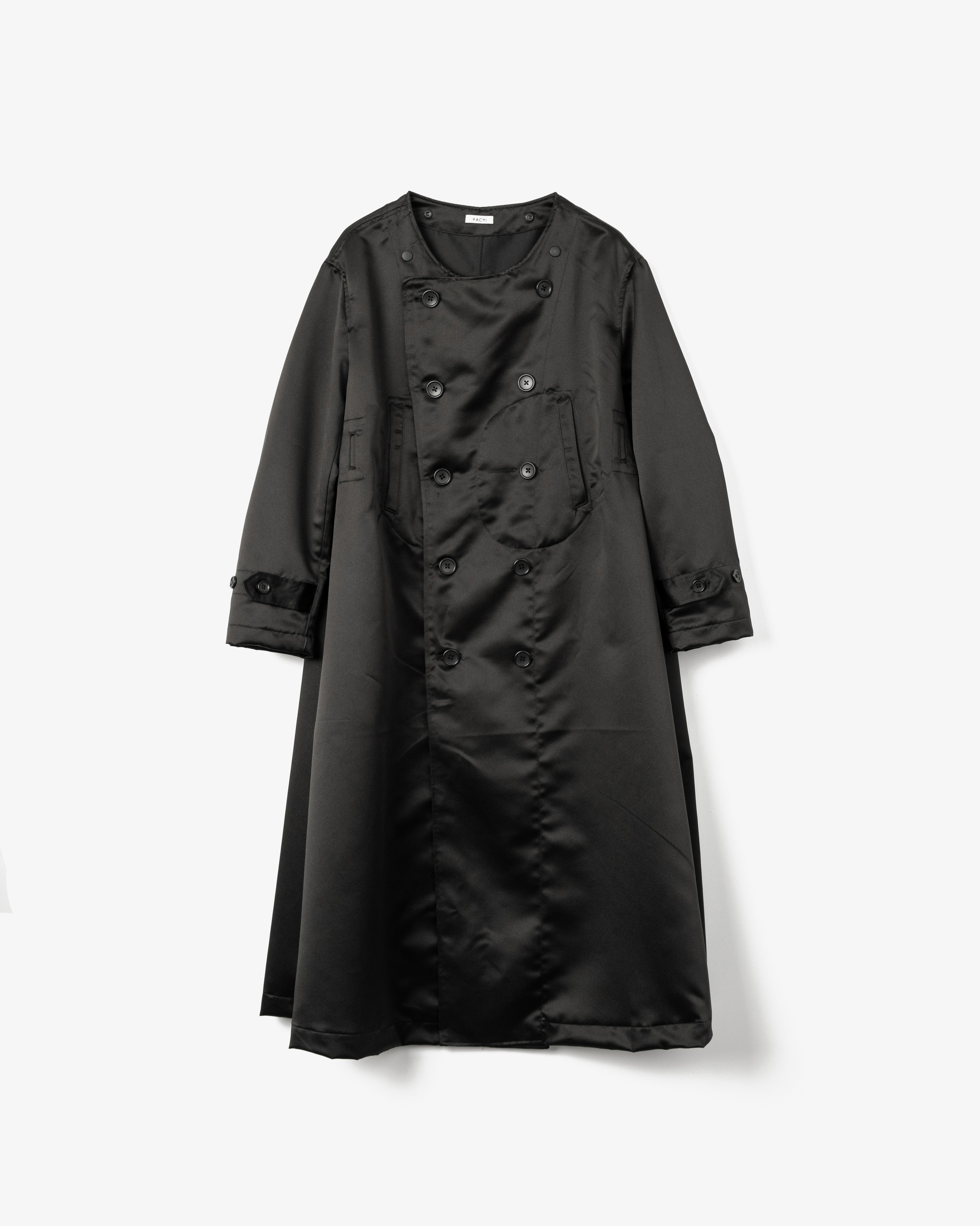 Women's Pea Dress - Black Mystique Satin