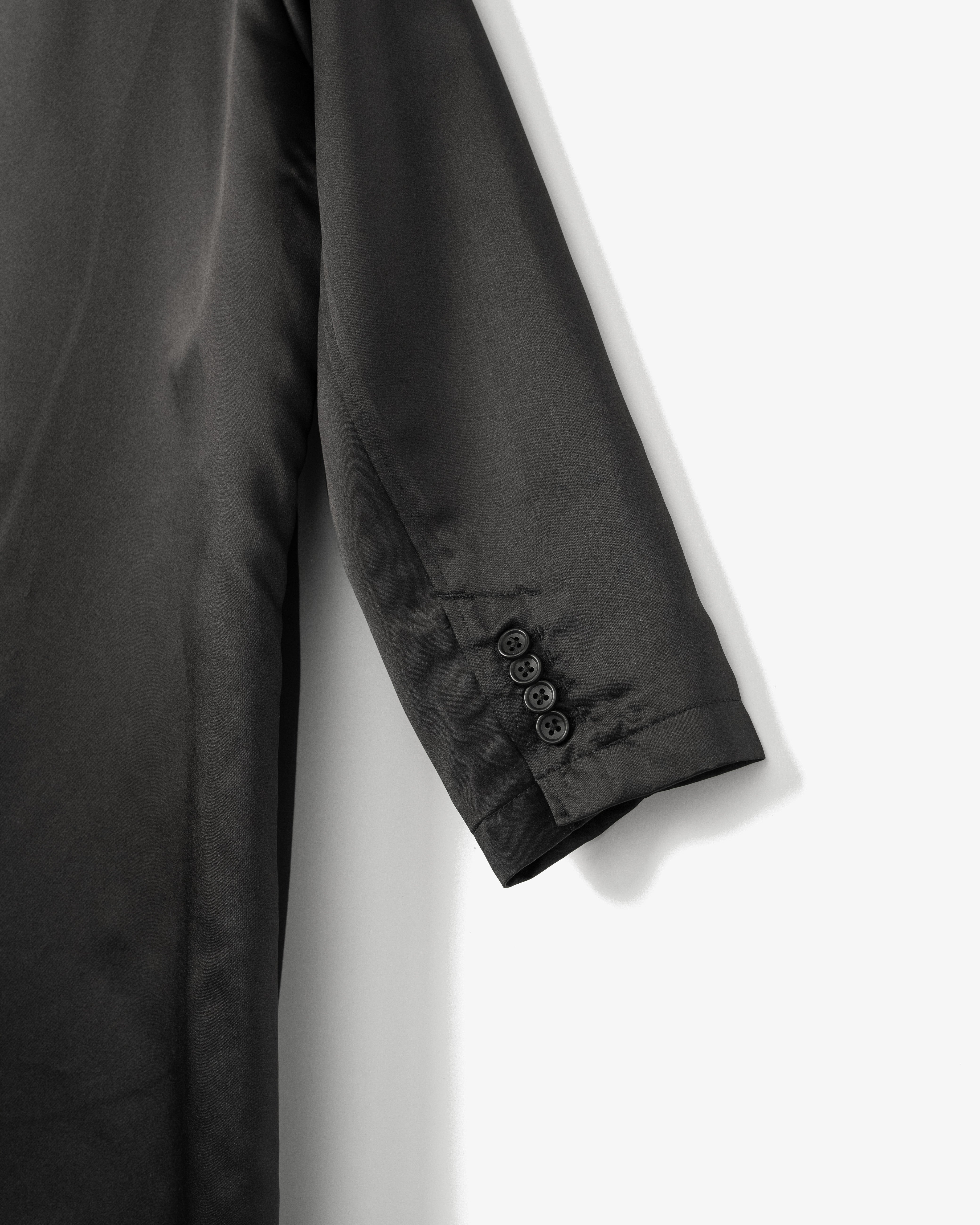 Women's Tux Dress - Black Mystique Satin