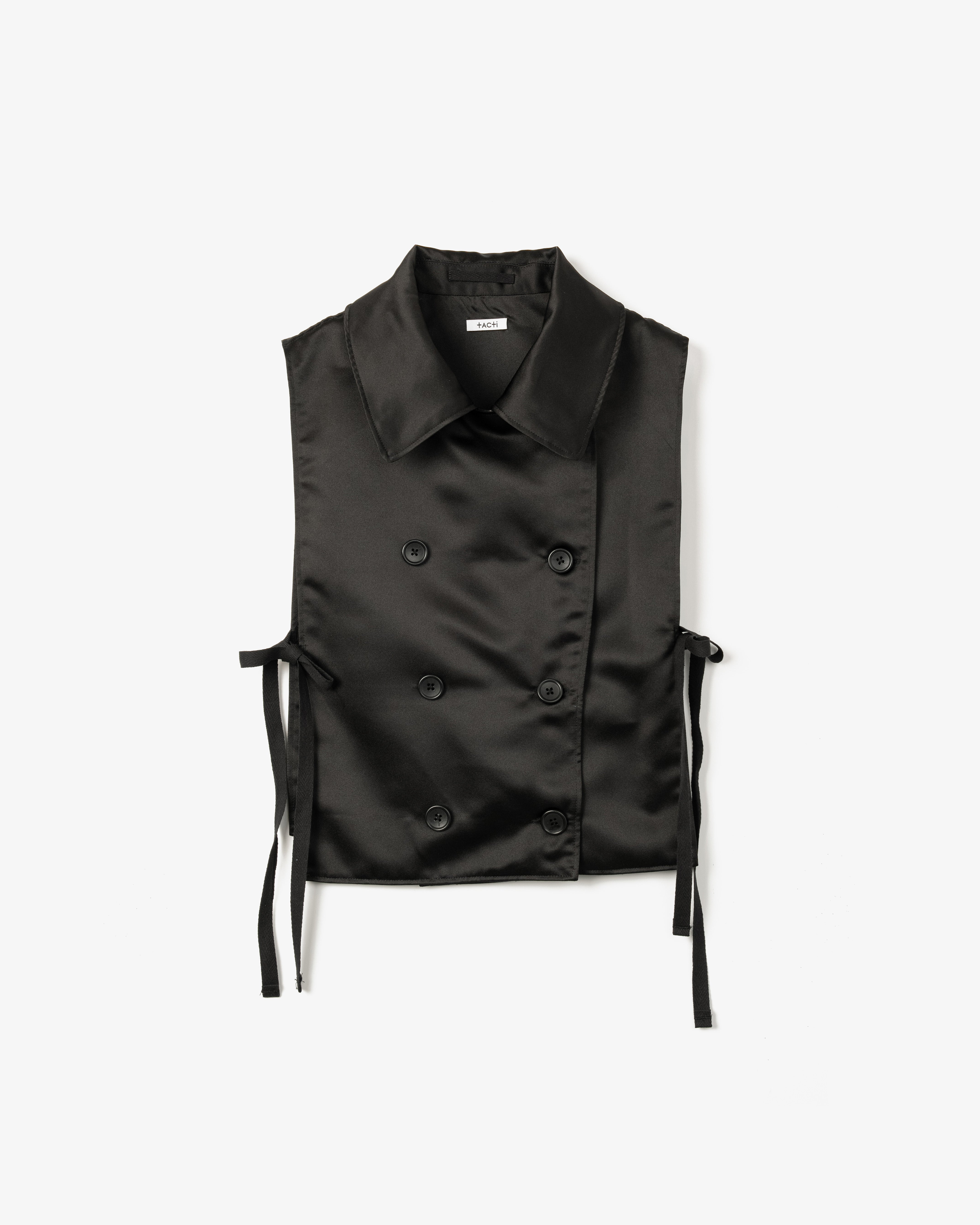 Women's Pea Dress - Black Mystique Satin