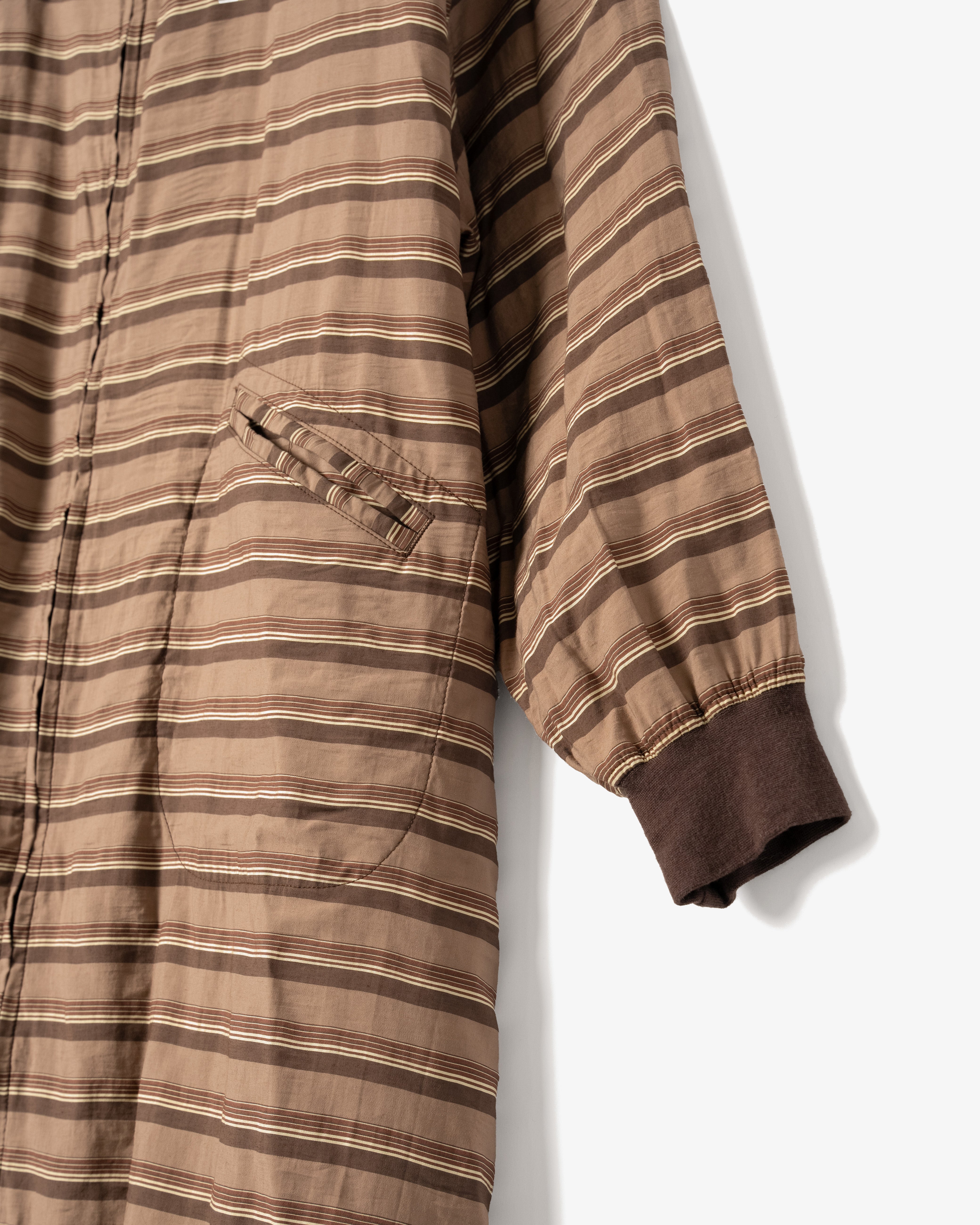 Women's Deck Dress - Brown Stripe Viscose