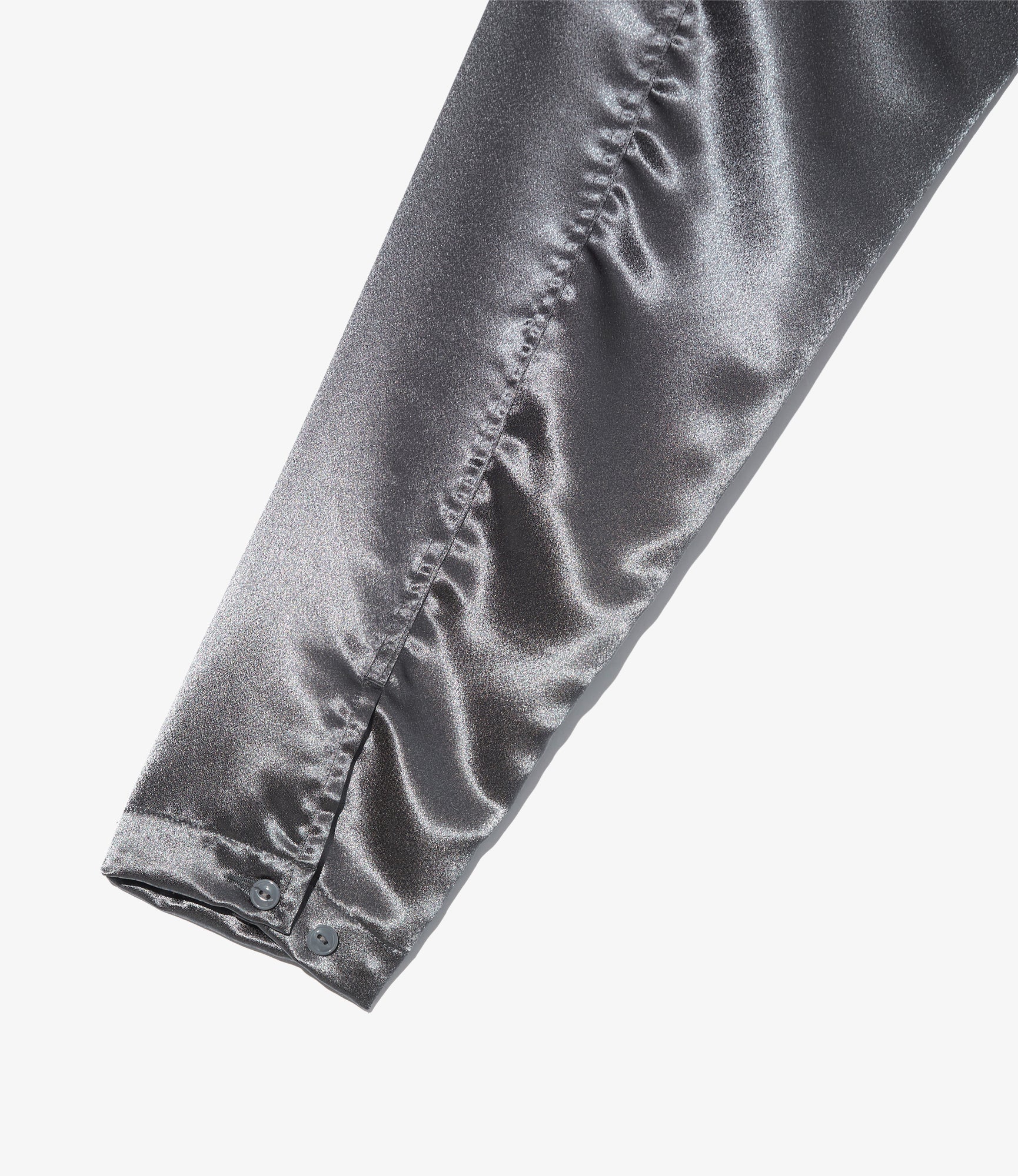 Cagoule Shirt - Charcoal Polyester Sateen