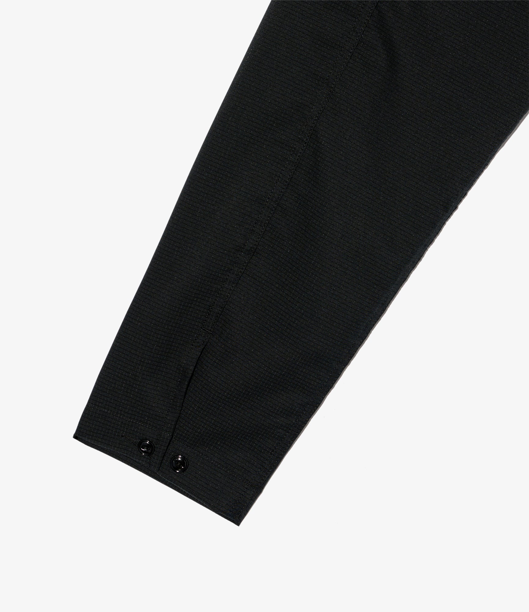 Cagoule Shirt - Black Polyester Mesh
