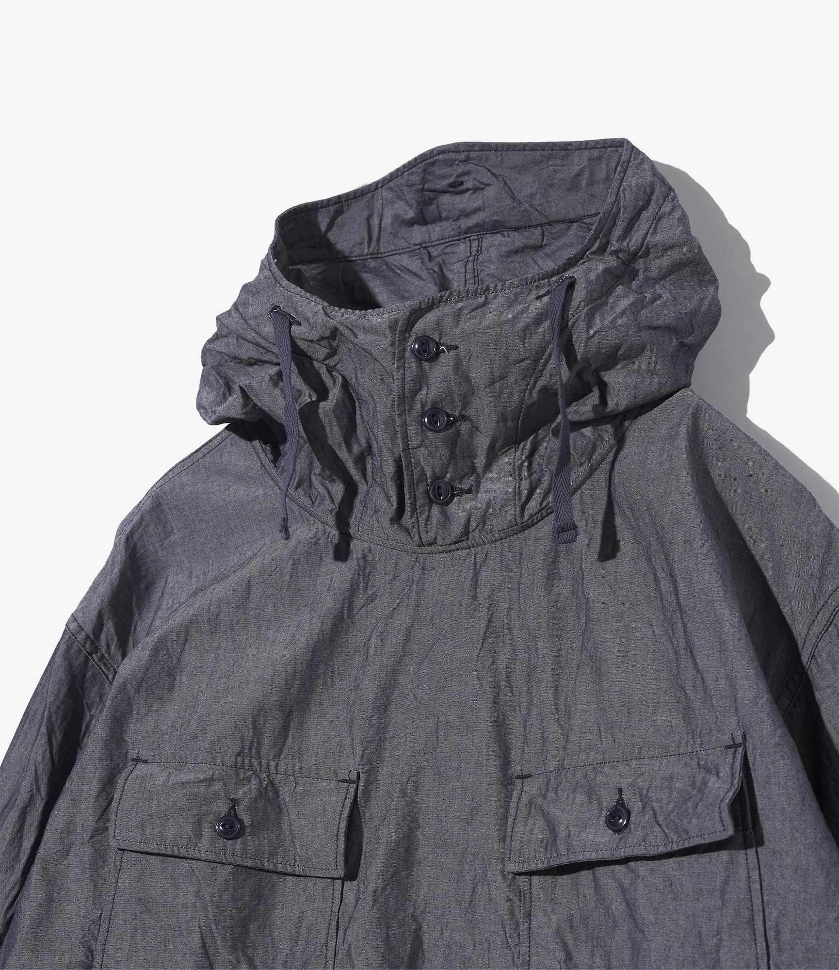 Cagoule - Indigo Cotton Chambray