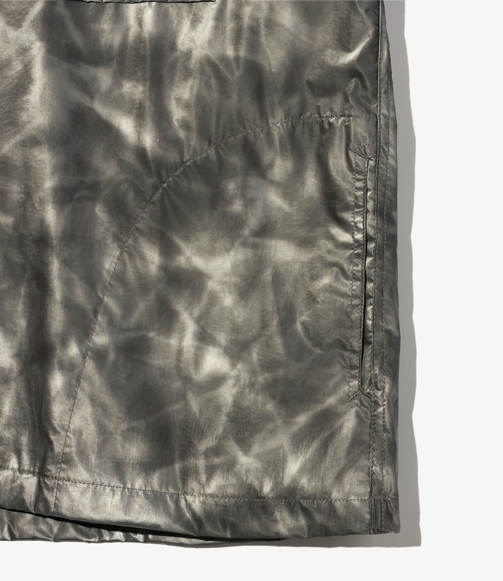Cagoule - Silver Nylon Shadow Print