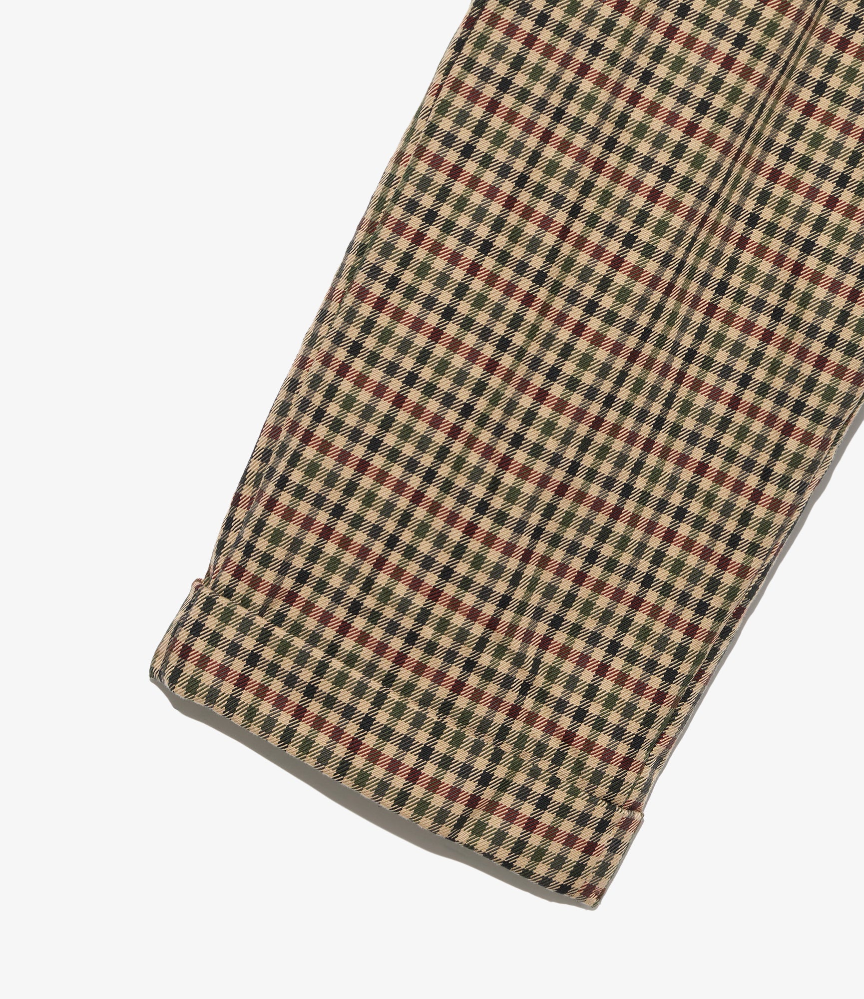 Carlyle Pant - Brown/Olive Heavy Gunclub Check