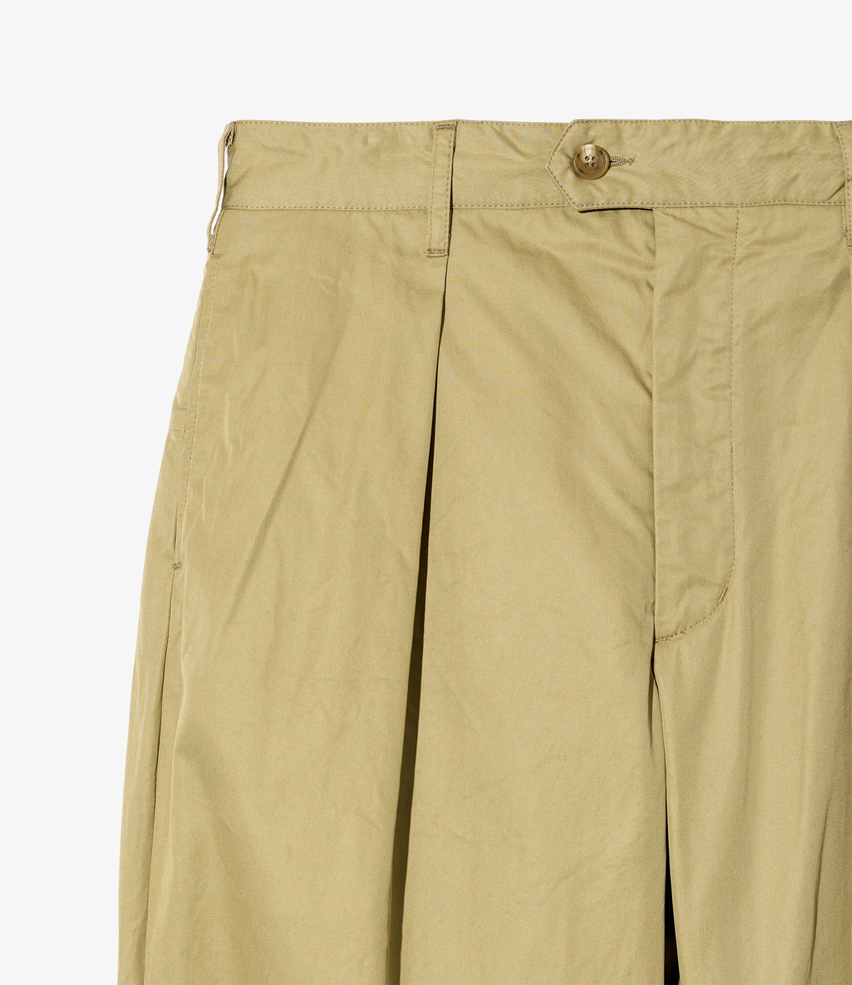 Carlyle Pant - Khaki Cotton French Twill