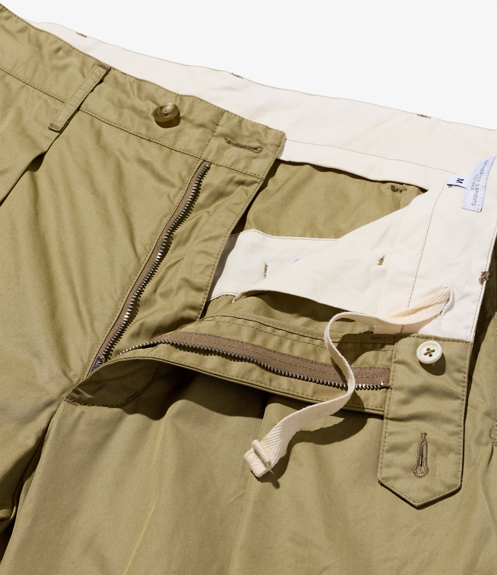Carlyle Pant - Khaki Cotton French Twill