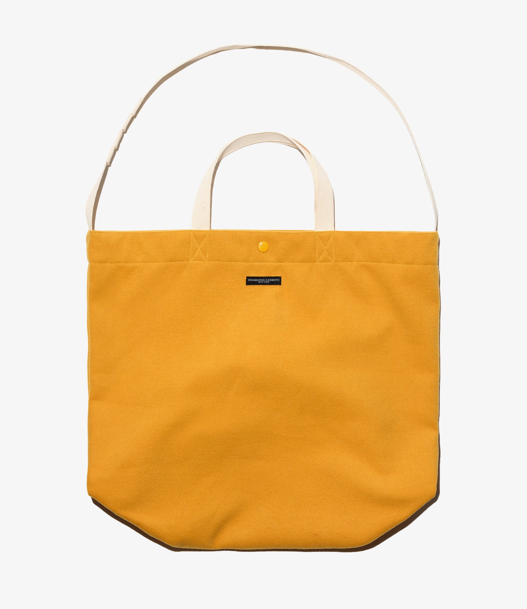 Carry All Tote - Gold Polyester Fake Melton