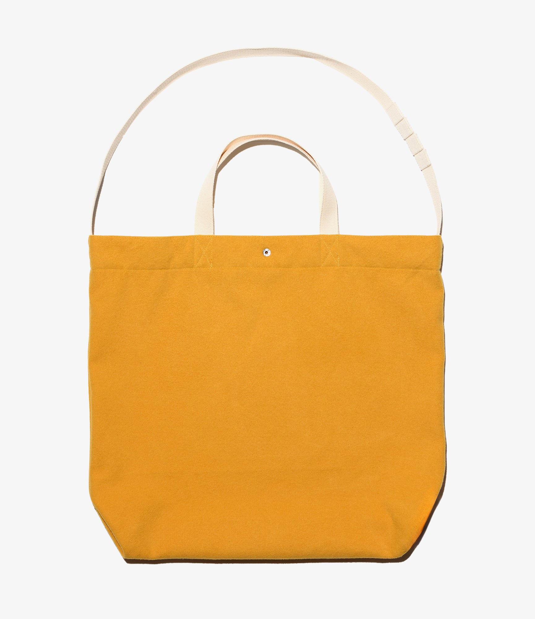 Carry All Tote - Gold Polyester Fake Melton