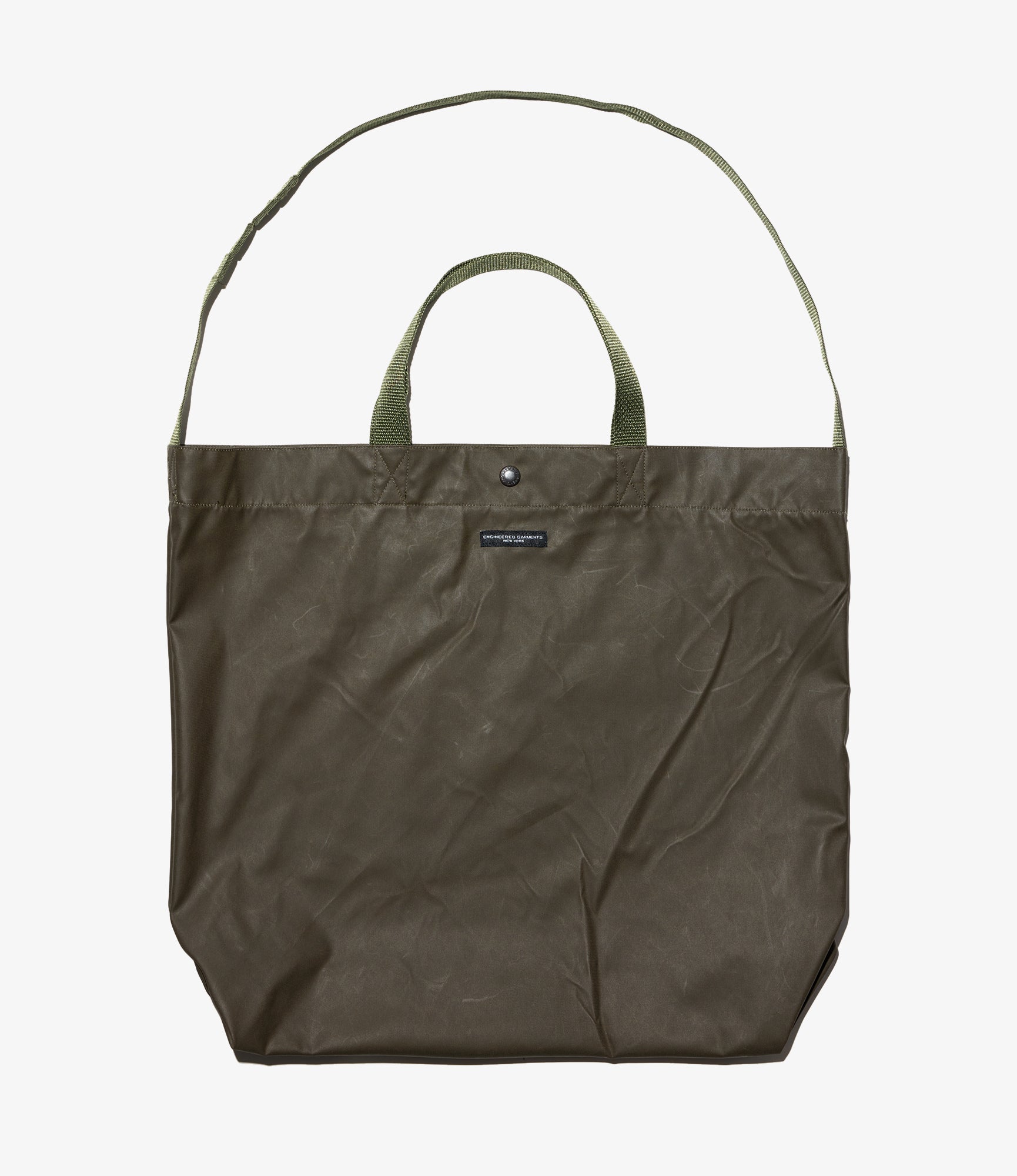 Carry All Tote - Brown Polyester Coated Cloth