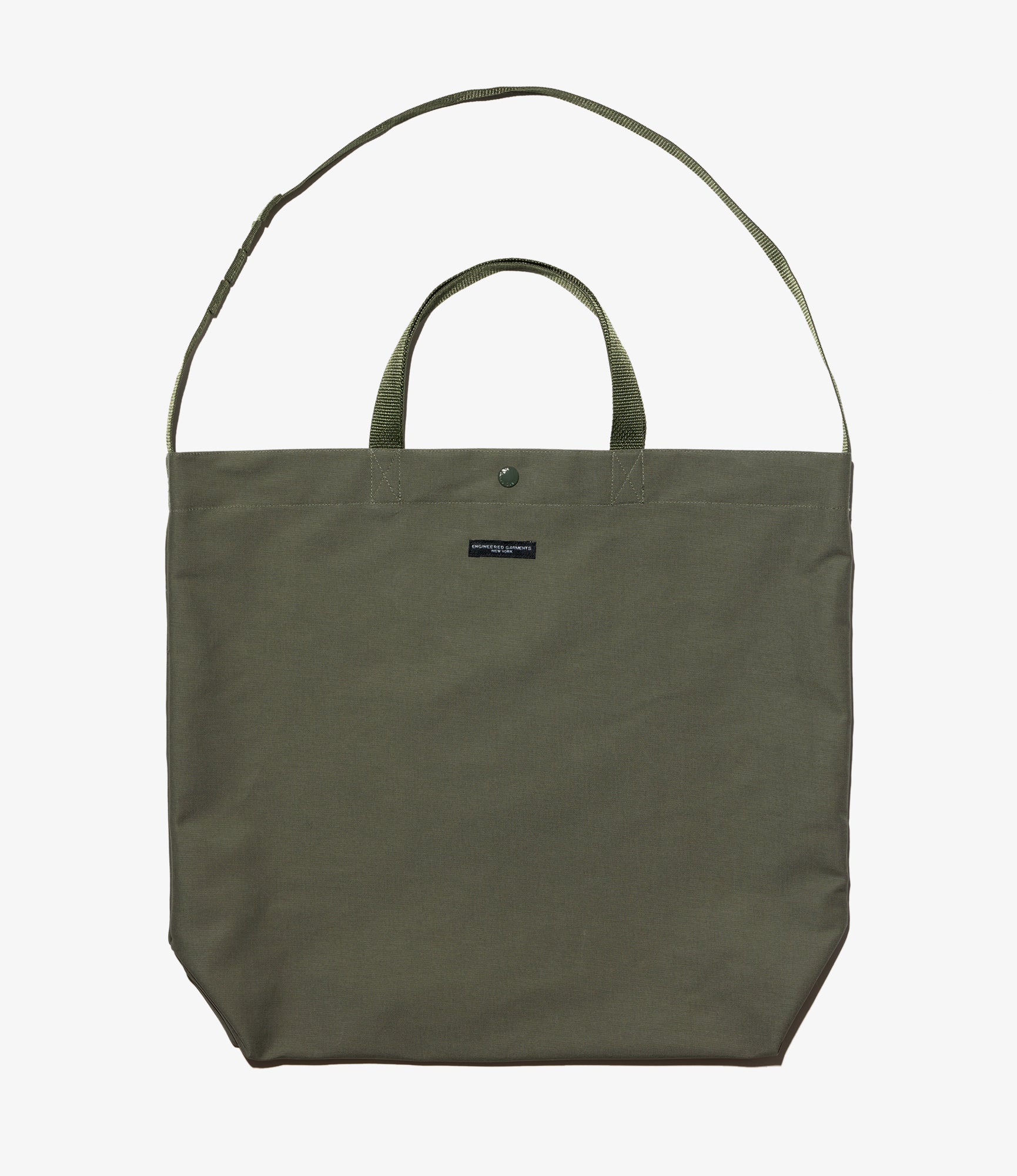 Carry All Tote - Olive Cotton Double Cloth