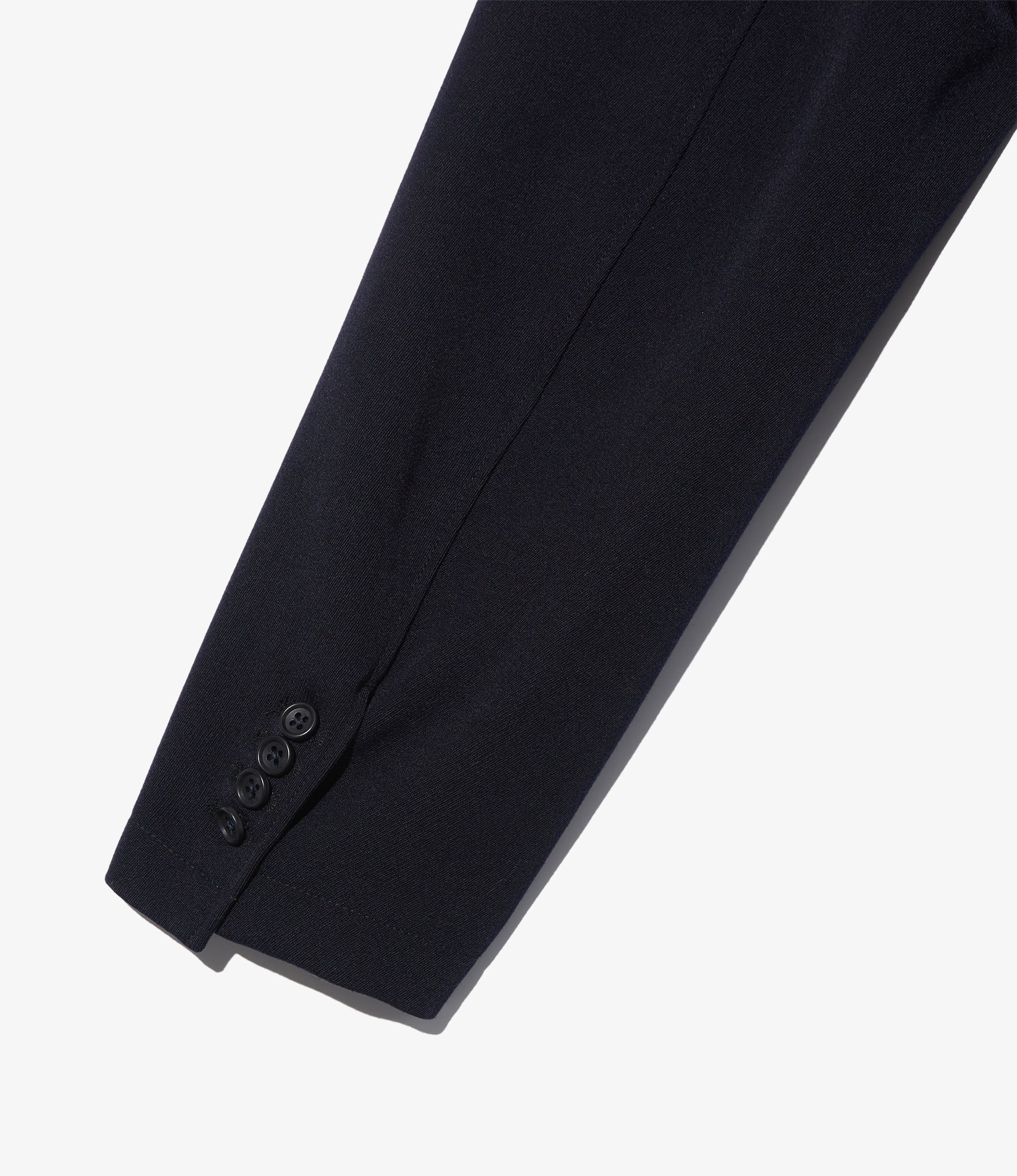 Chester Coat - Dk. Navy Heavy Wool Elastique