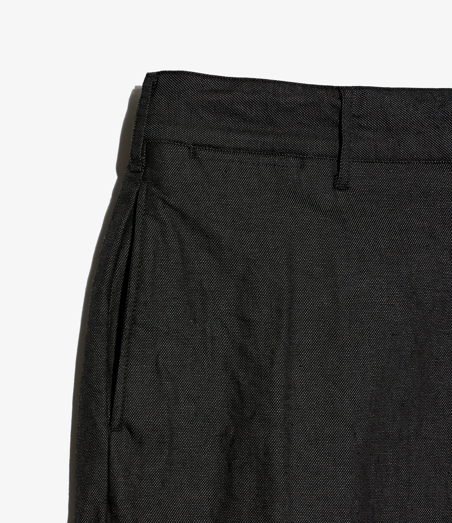 Chino Pant - Charcoal Cotton Heavy Oxford
