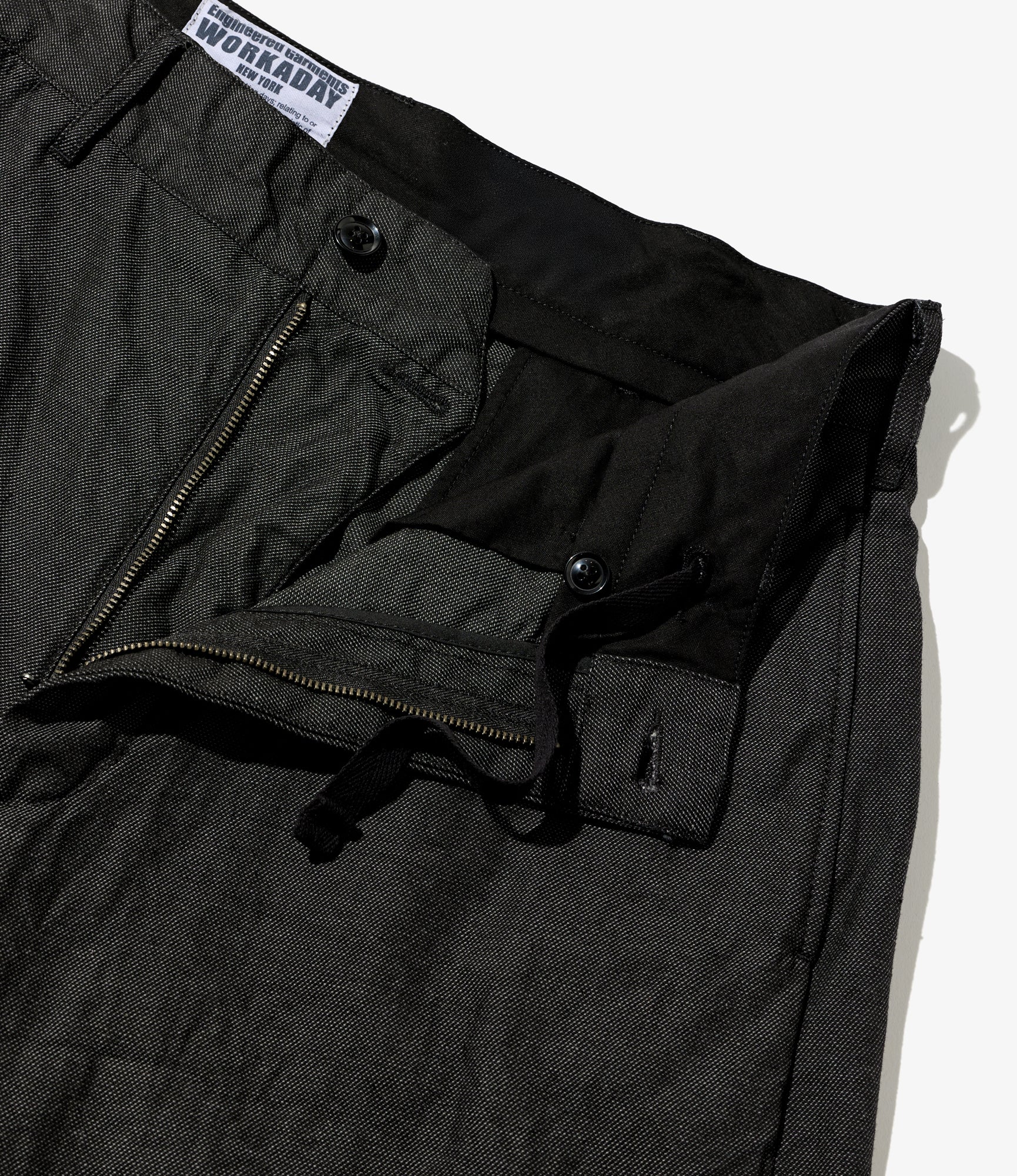 Chino Pant - Charcoal Cotton Heavy Oxford