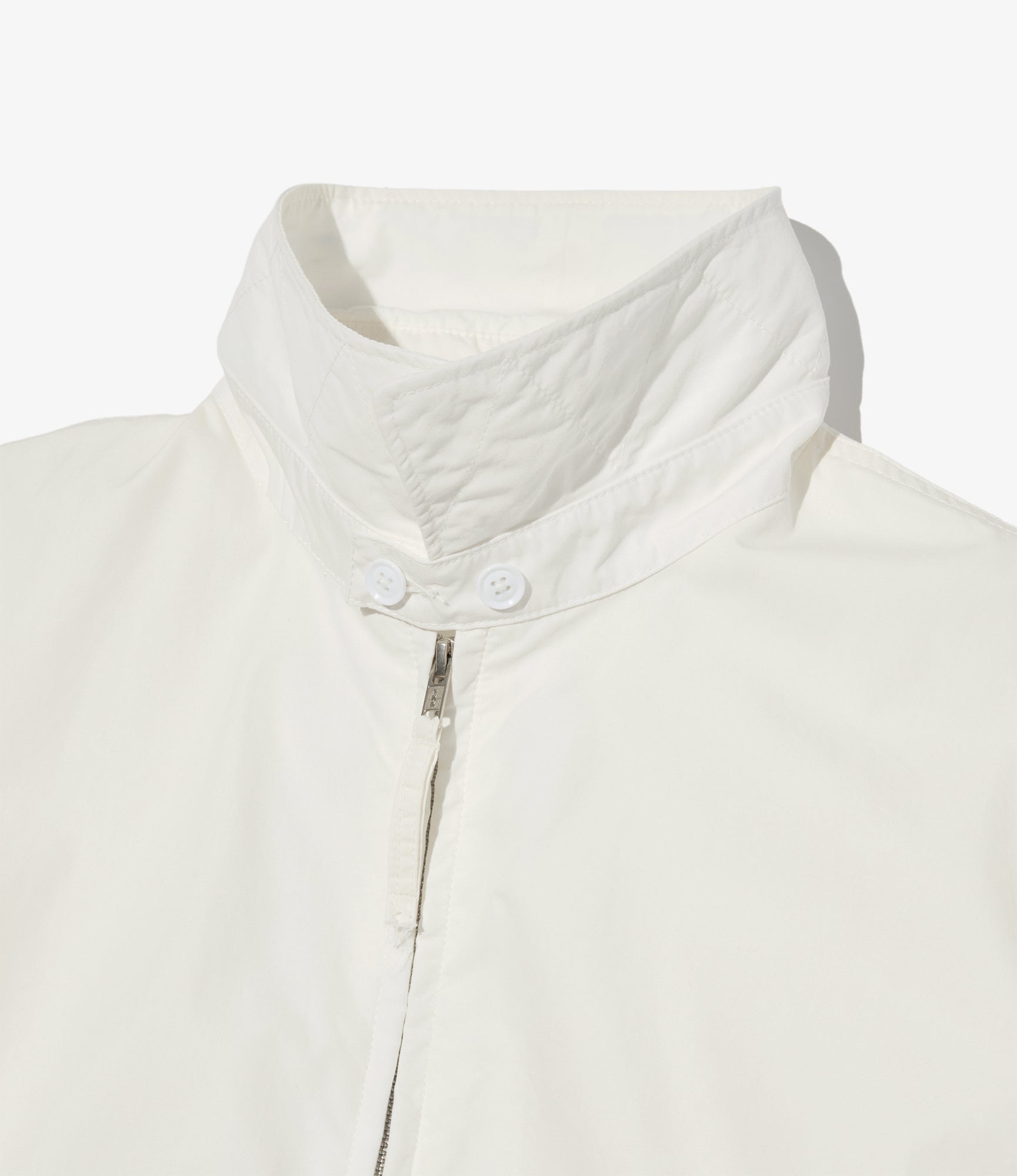 Claigton Jacket - White Lt. Weight Nyco Poplin