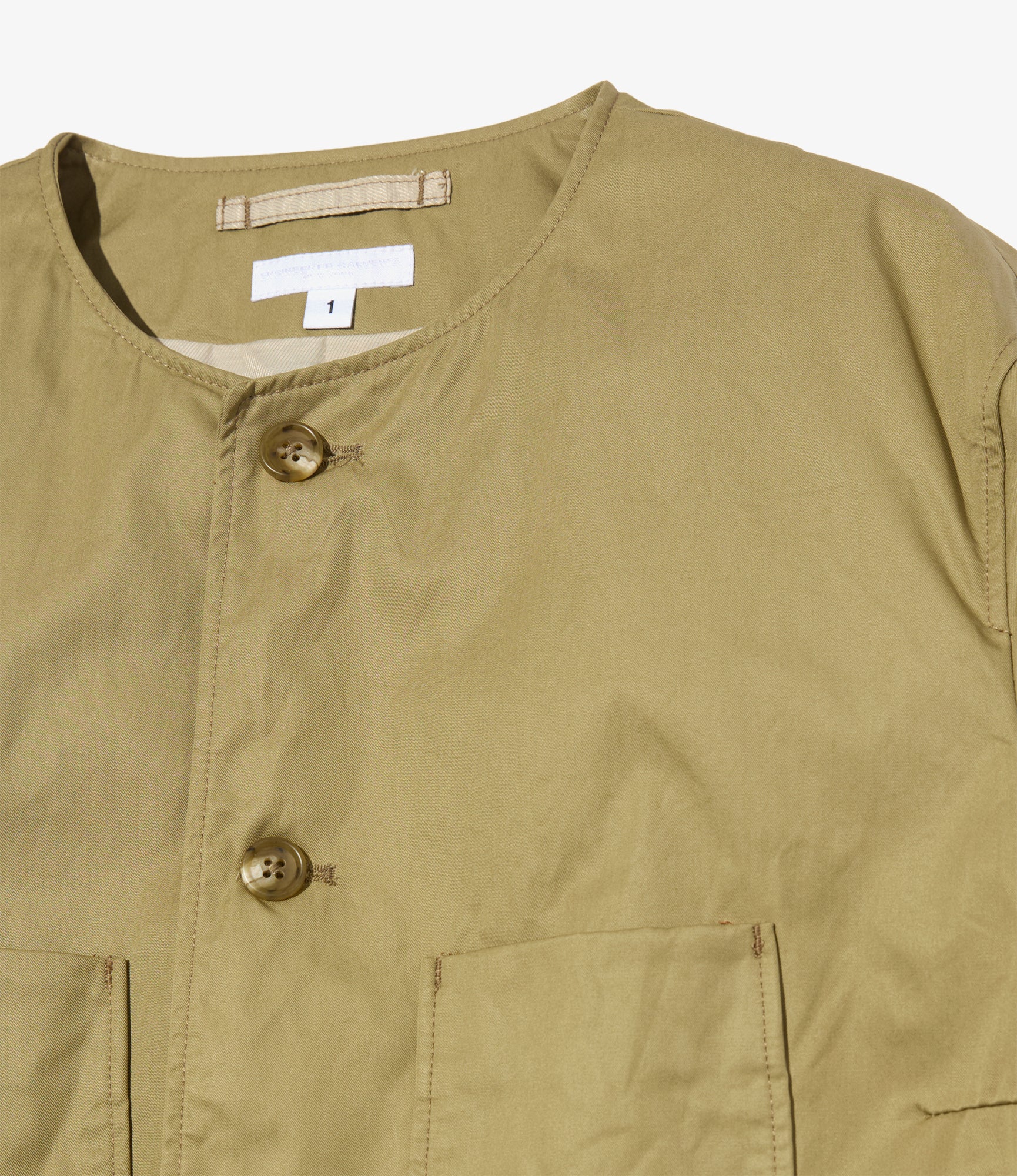 Women's CN Jacket - Khaki Cotton French Twill