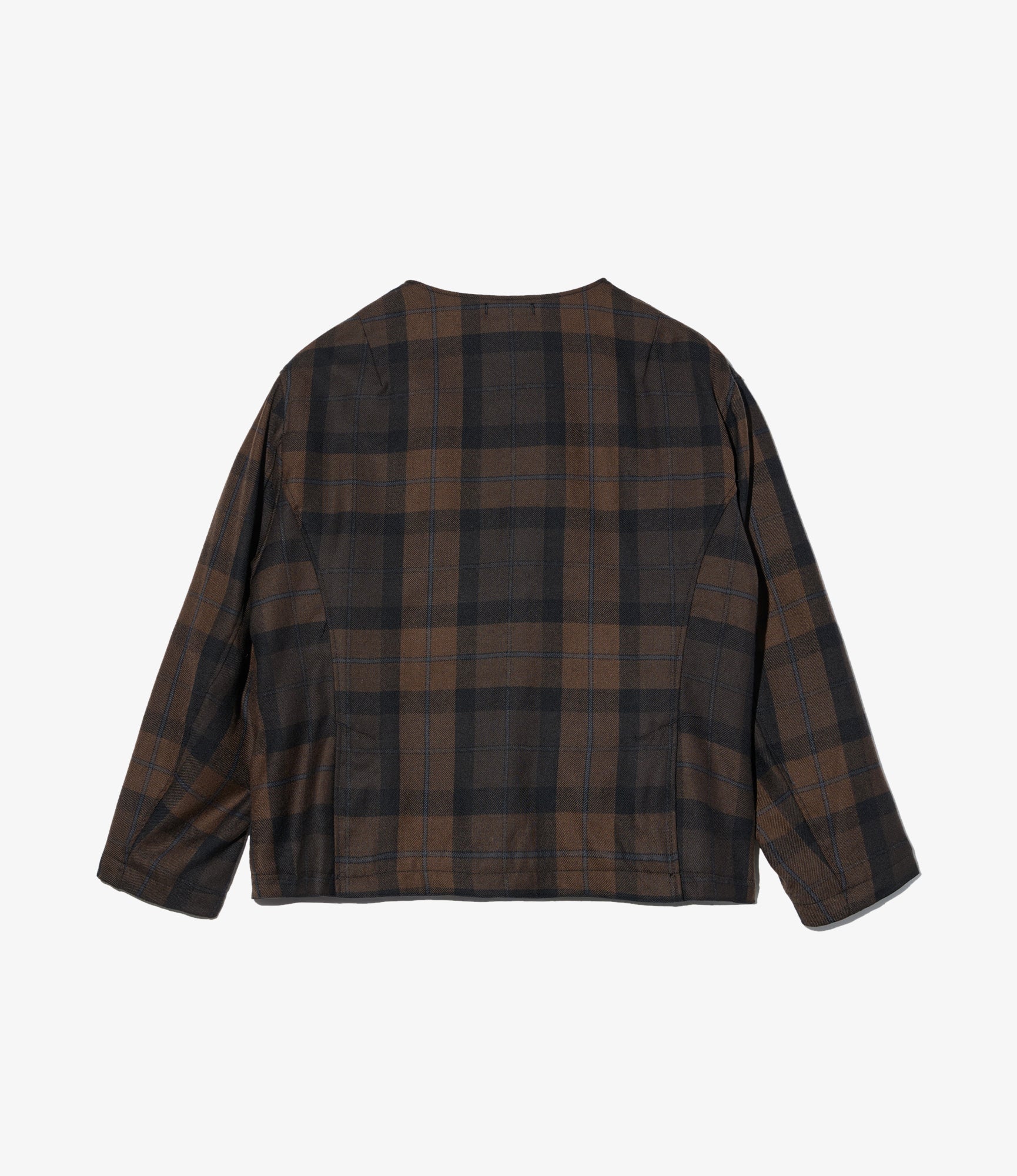 Women's CN Jacket - Brown/Black Worsted Wool Plaid