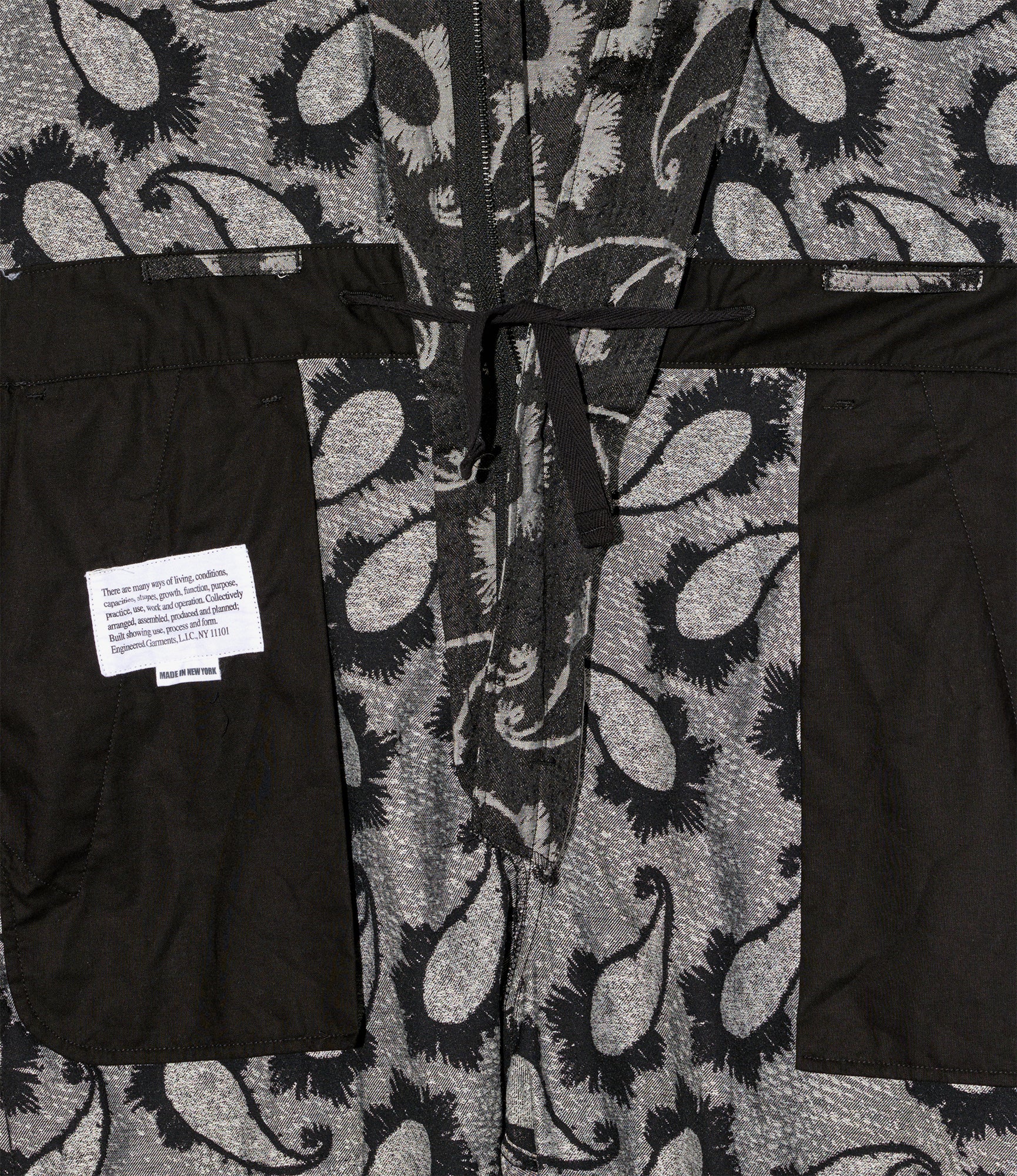 Combi Suit - Black/Grey CP Paisley Jq.