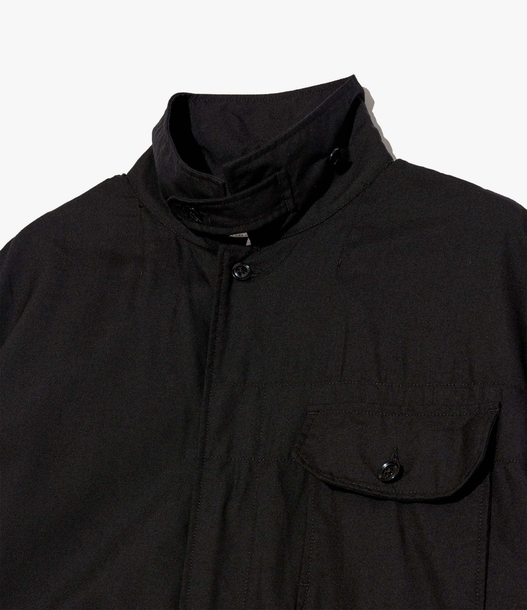 Combi Suit - Black Tropical Wool