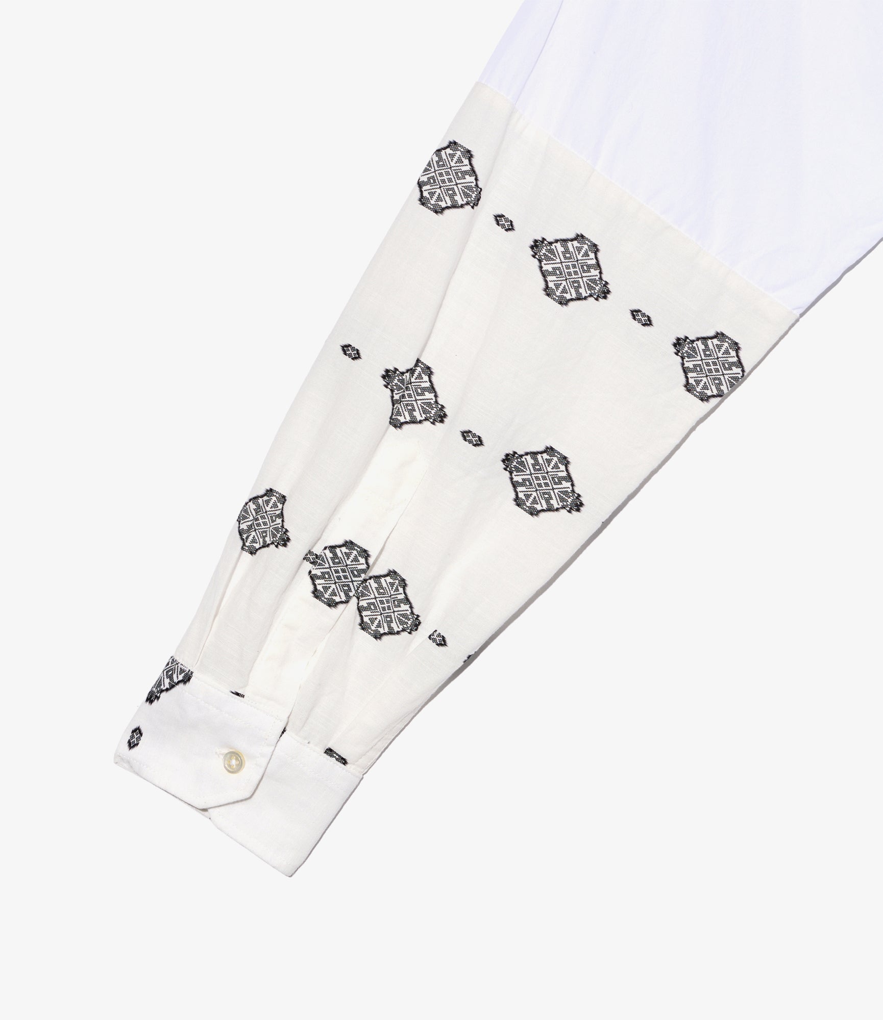 Combo Spread Collar Shirt - White 100's 2Ply Broadcloth