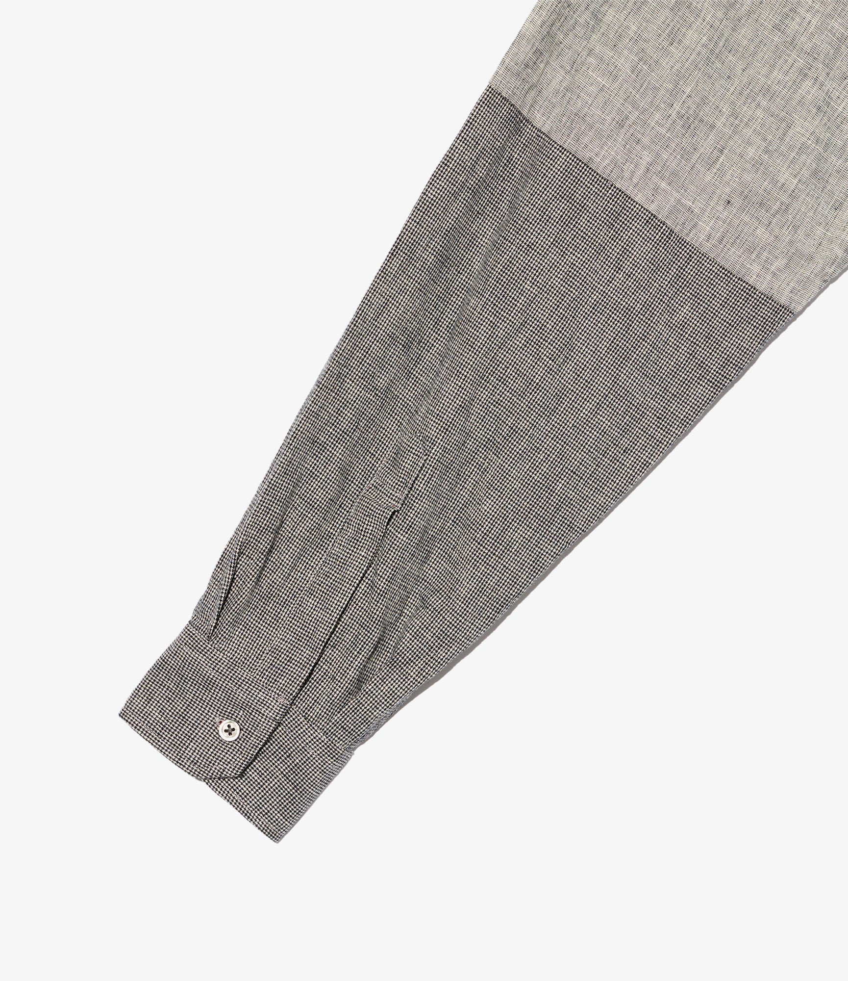 Combo Spread Collar Shirt - H. Grey CL Melange