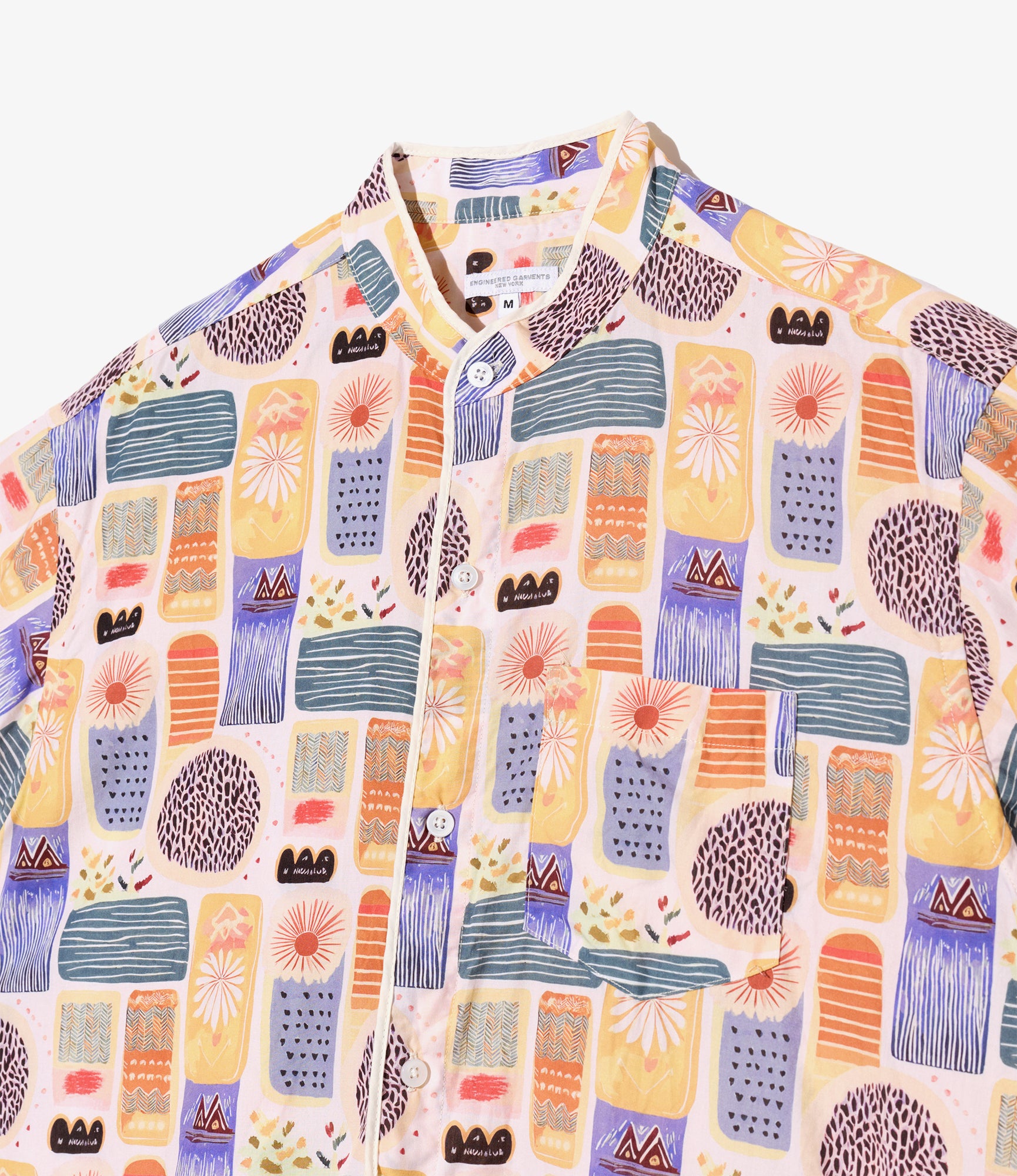 Copley Shirt - Multi Color Tencel Jamaican Print