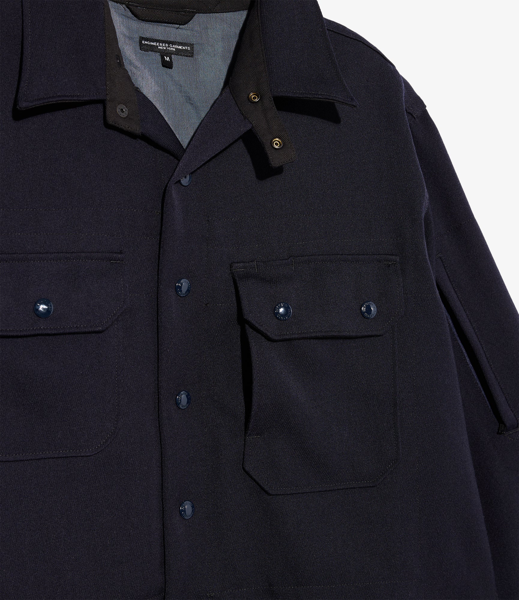 CPO Shirt Jacket - Dk. Navy Heavy Wool Elastique