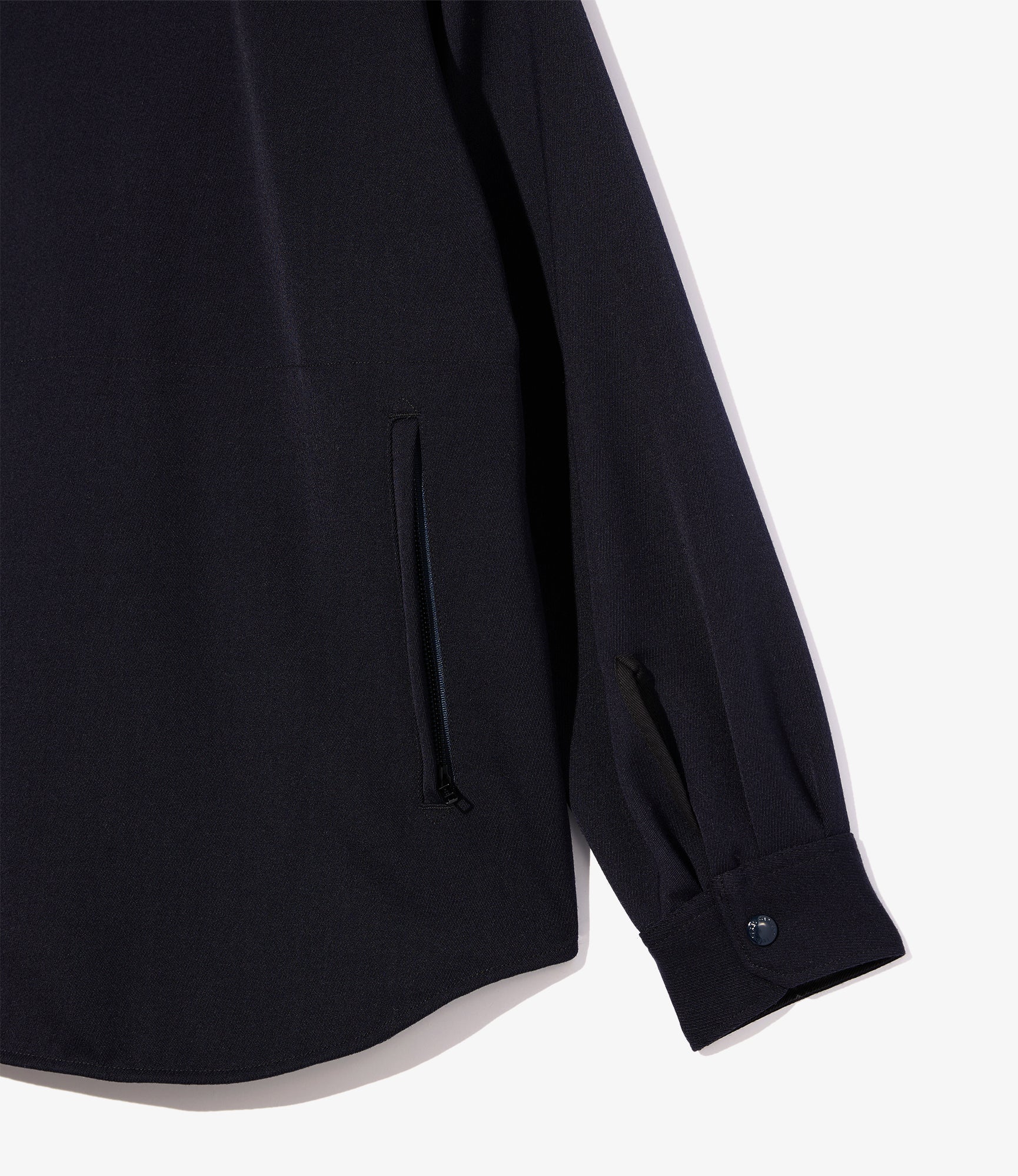 CPO Shirt Jacket - Dk. Navy Heavy Wool Elastique