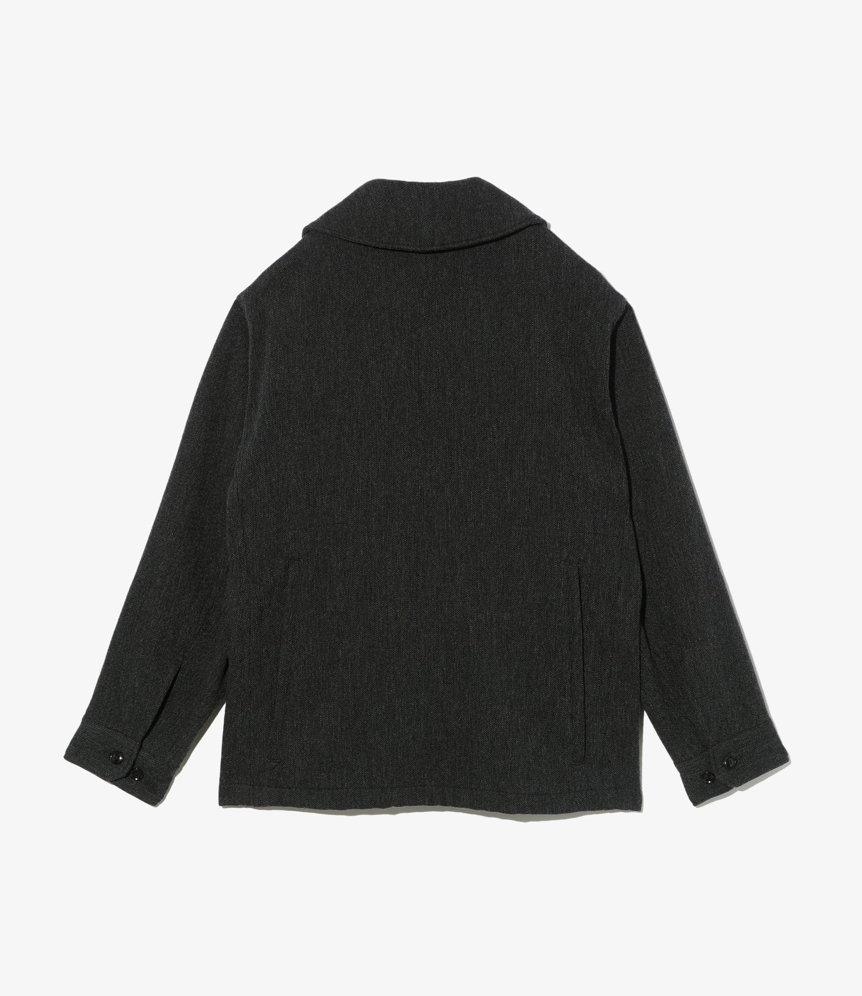 Cruiser Jacket - Charcoal Wool Poly Heavy Tweed