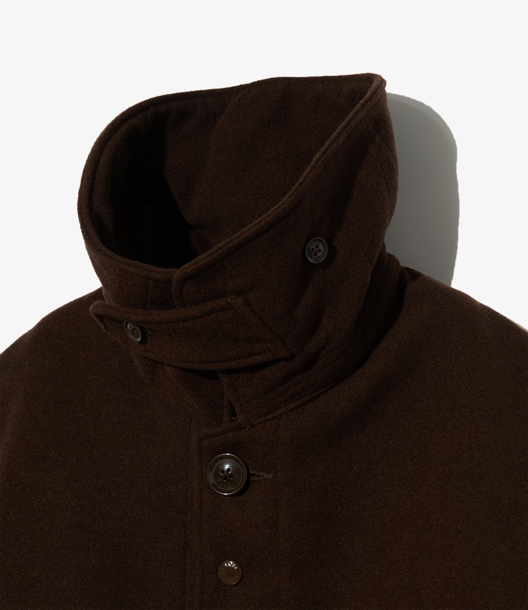 Cruiser Jacket - Brown Polyester Fake Melton