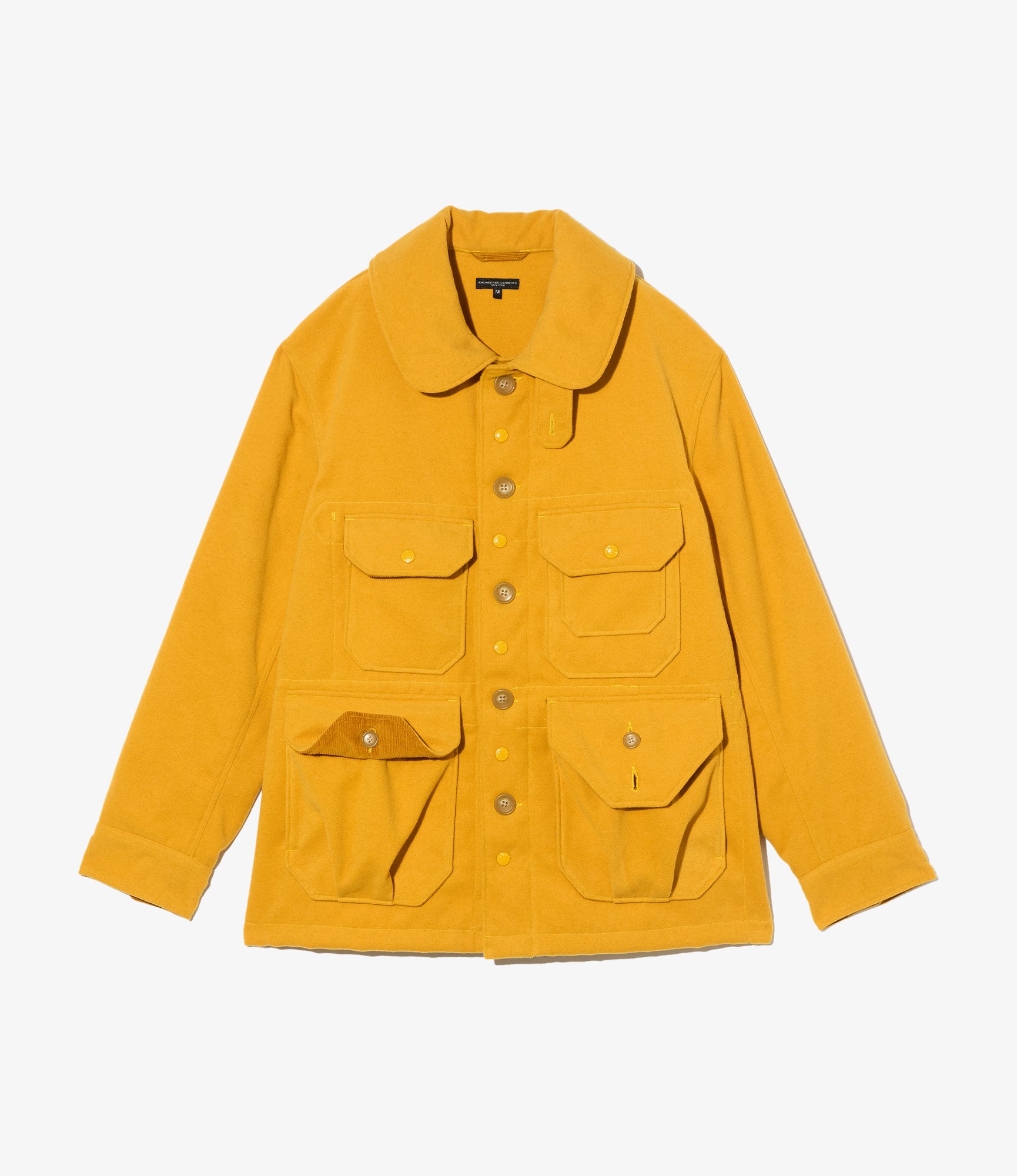 Cruiser Jacket - Gold Polyester Fake Melton